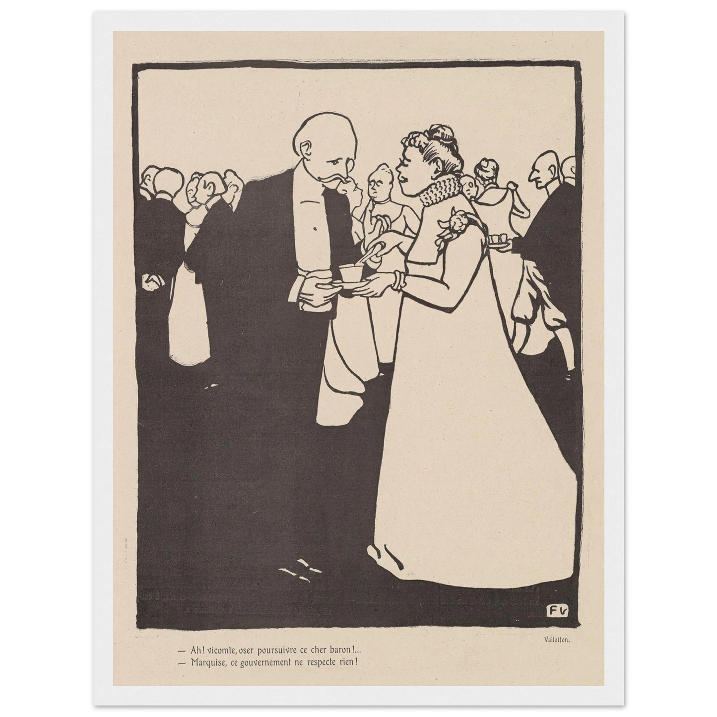 1er août 1903. Art Print | Felix Vallotton-Quipham Collections