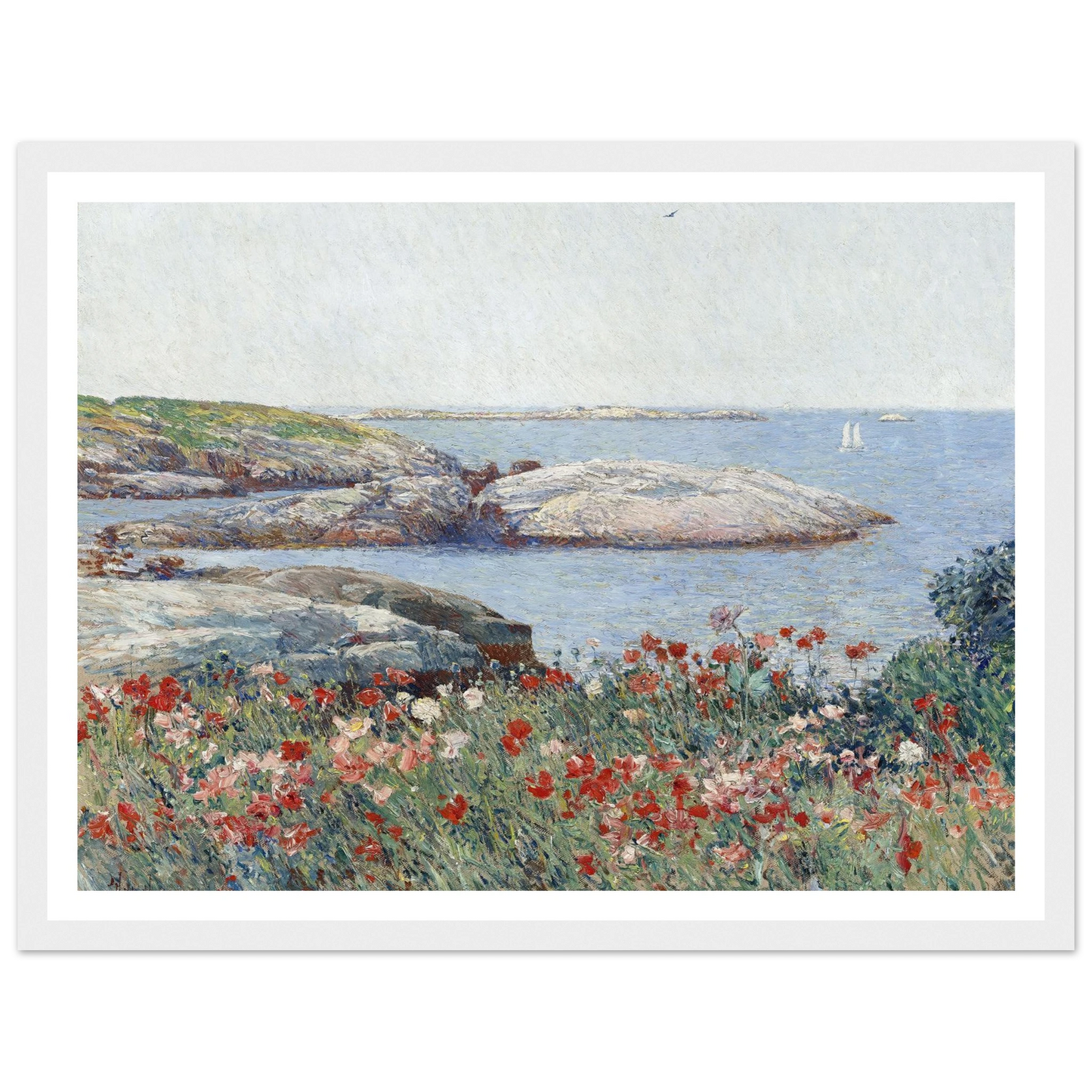 Poppies,Isles of Shoals (1891) Art Print | Childe Hassam-Quipham Collections