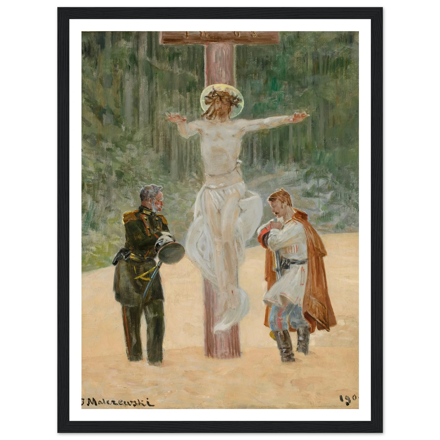 Reconciliation (Symbolic scene from the insurrection in 1863) (1904) Art Print | Jacek Malczewski-Quipham Collections