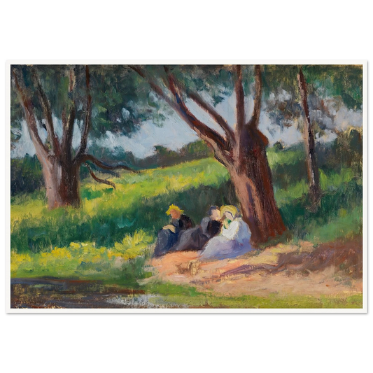 Sous L´arbre Rolleboise (1926) Art Print | Maximilien Luce-Quipham Collections