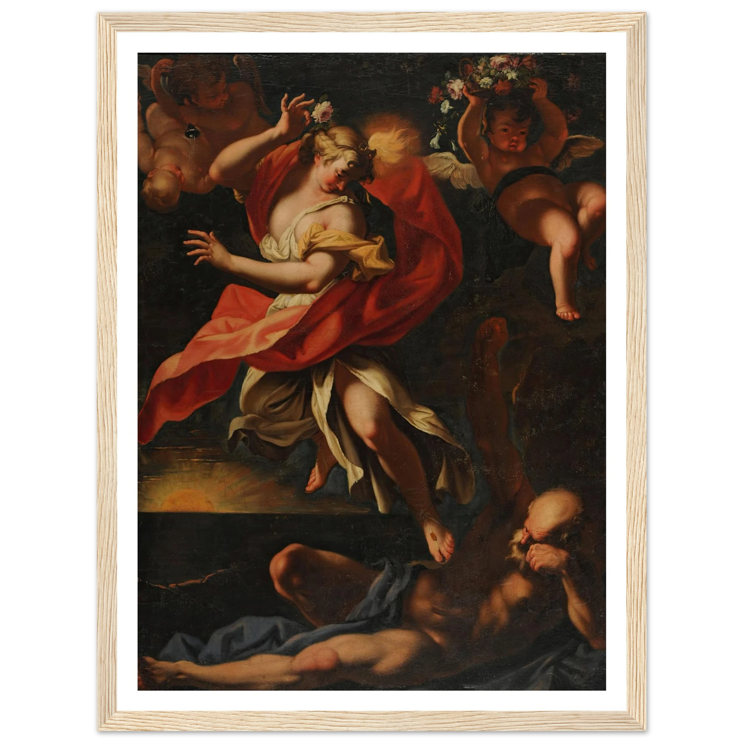 Aurora y Thyton Art Print | Sebastiano Ricci-Quipham Collections