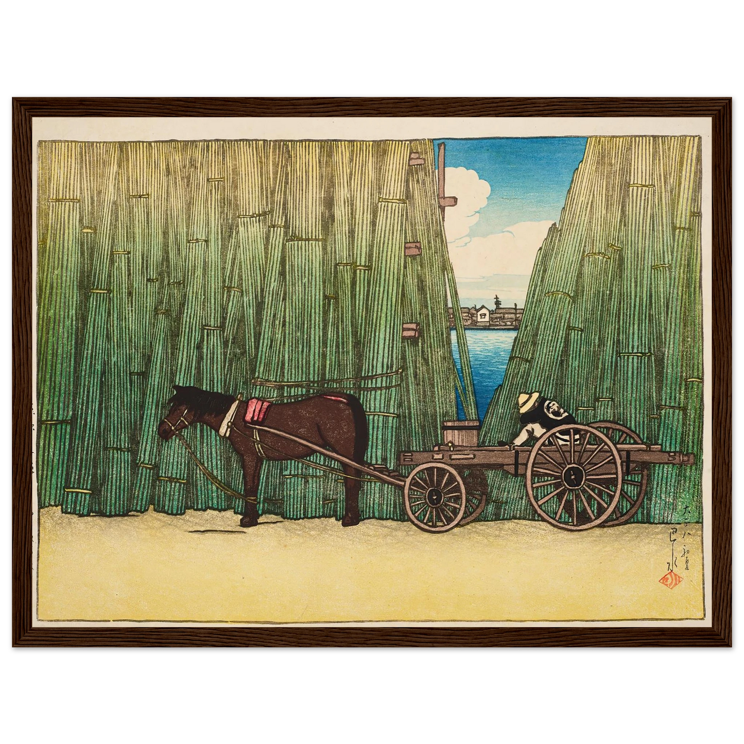 Komagata kashi (River bank, Komagata) (1919) Art Print | Kawase Hasui-Quipham Collections