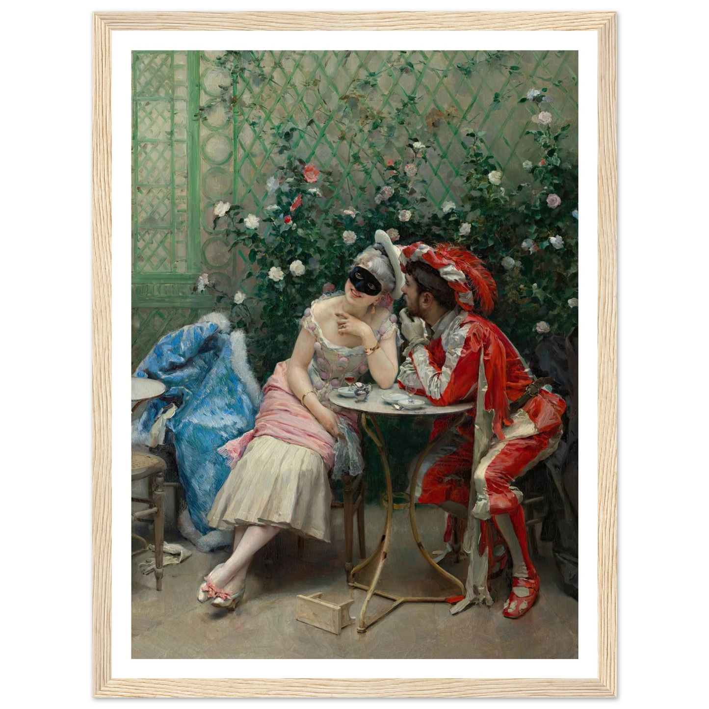Masqueraders (1875–78) Art Print | Raimundo de Madrazo y Garreta-Quipham Collections