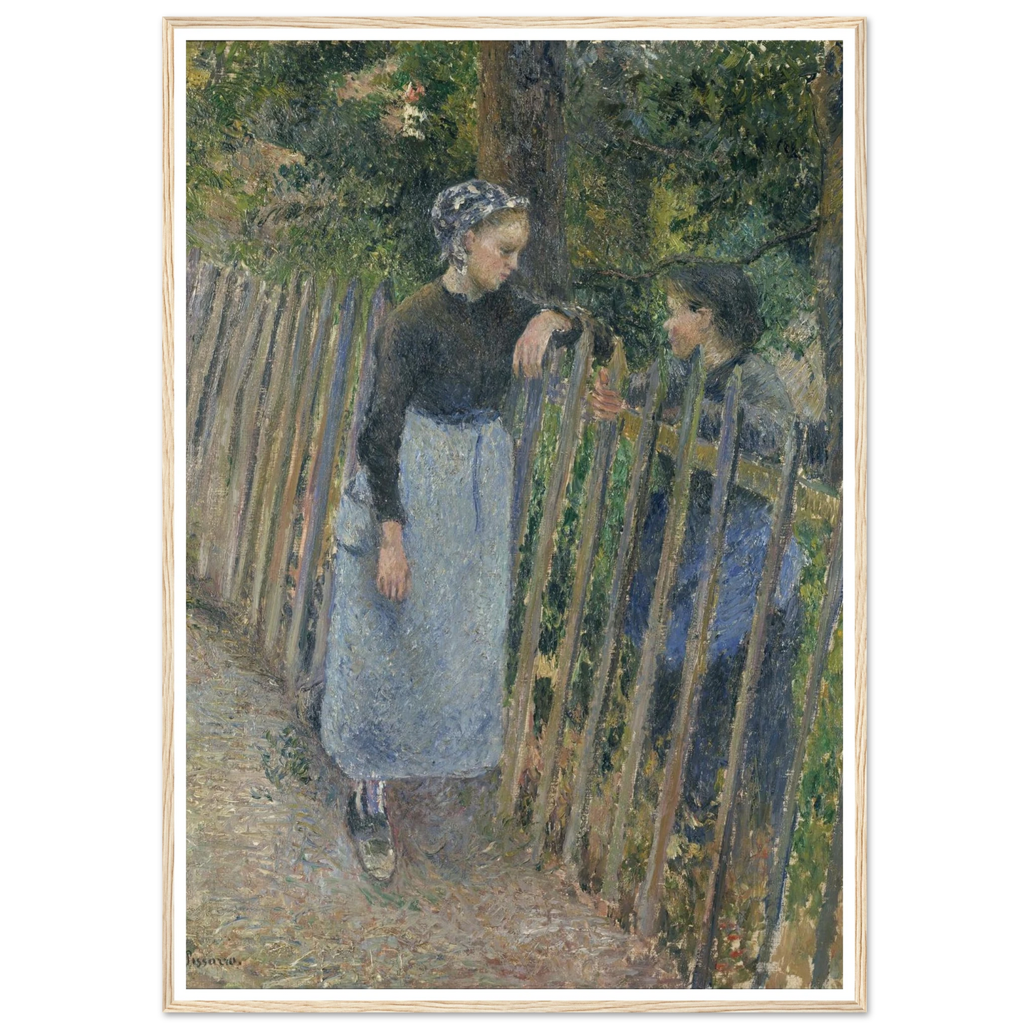 Conversation Art Print | Camille Pissarro-Quipham Collections