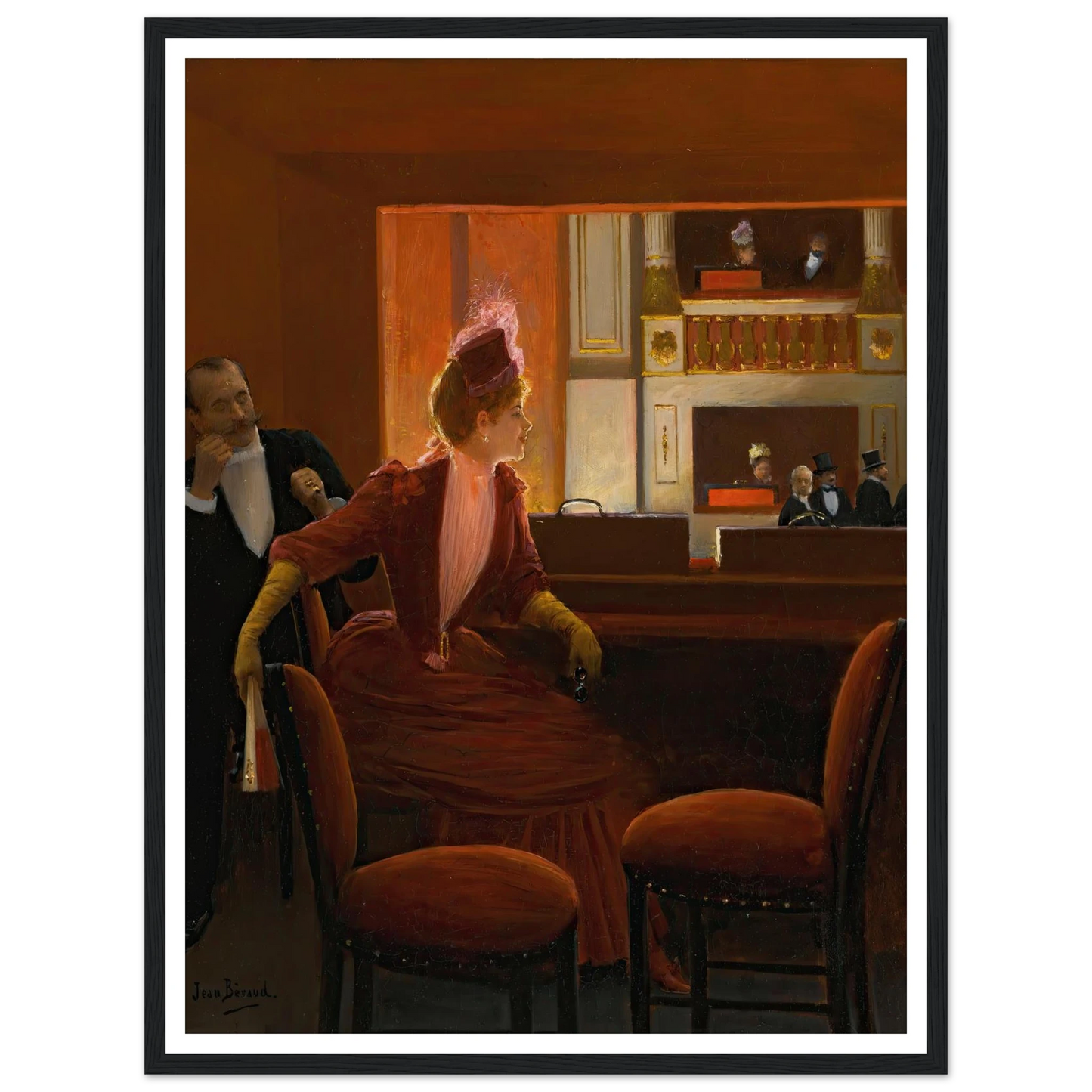 La Loge Art Print | Jean Beraud-Quipham Collections