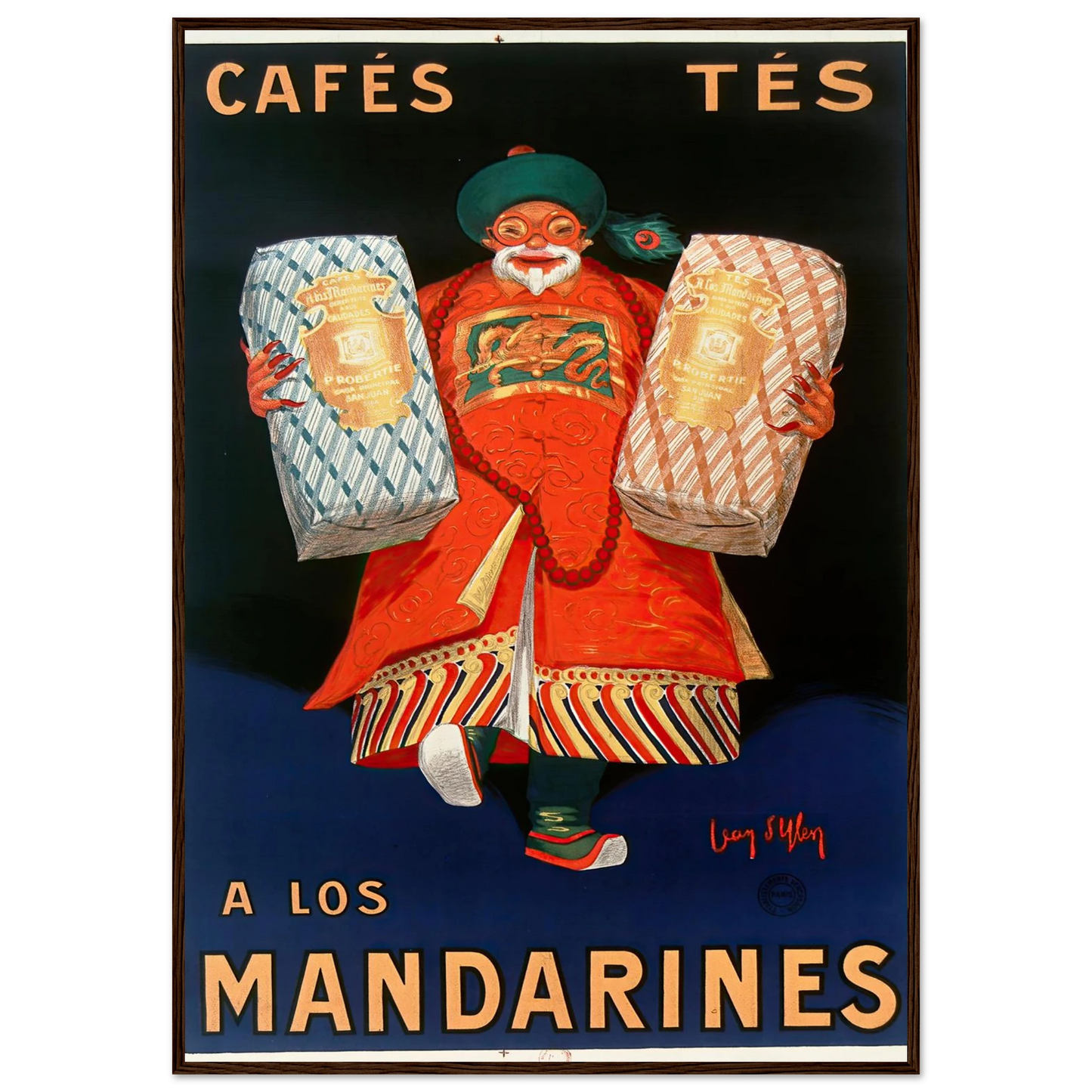 Cafés tés a los Mandarines (1927) Art Print | Jean Dylen-Quipham Collections