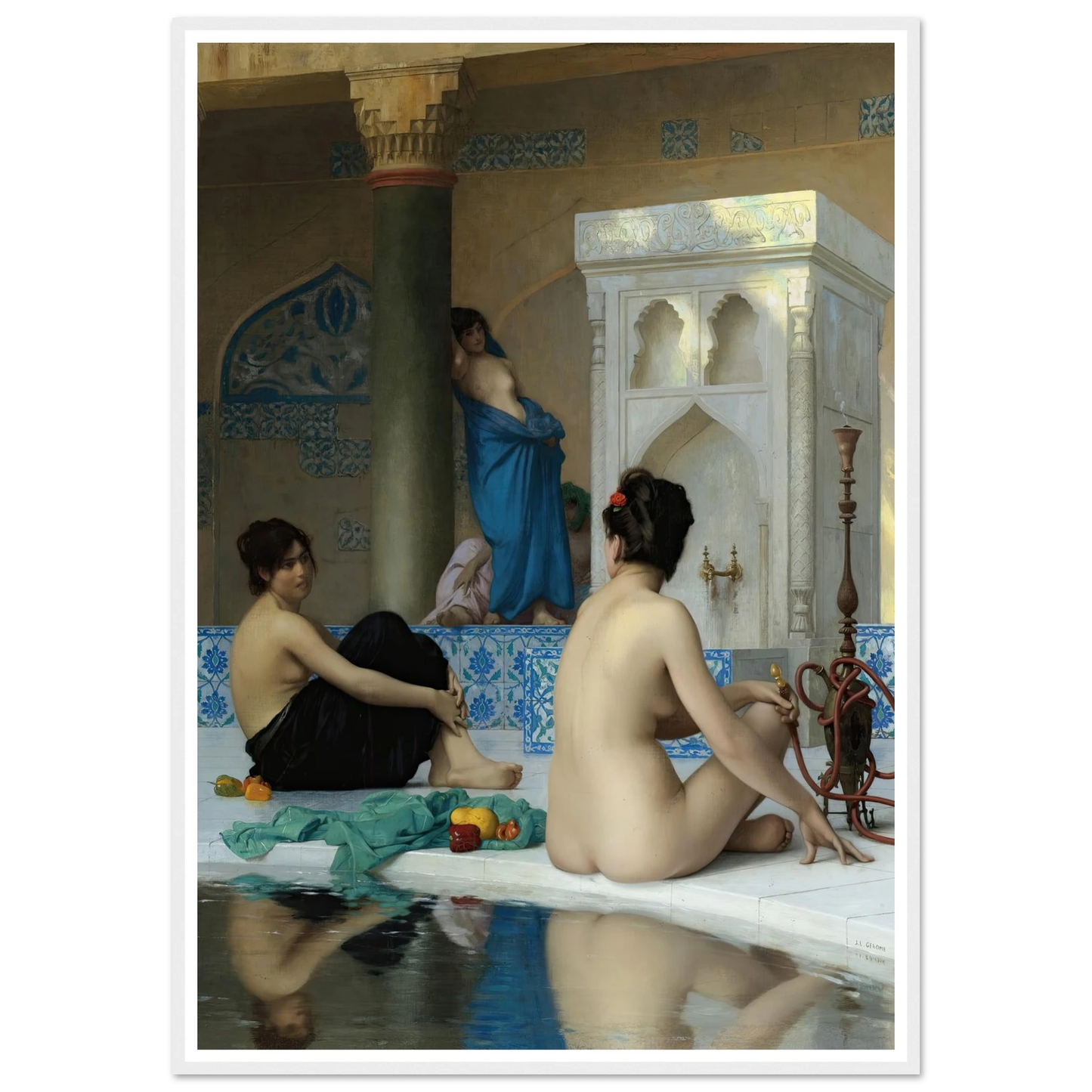 After the Bath (19th century) Art Print | Jean Leon Gerome-Quipham Collections