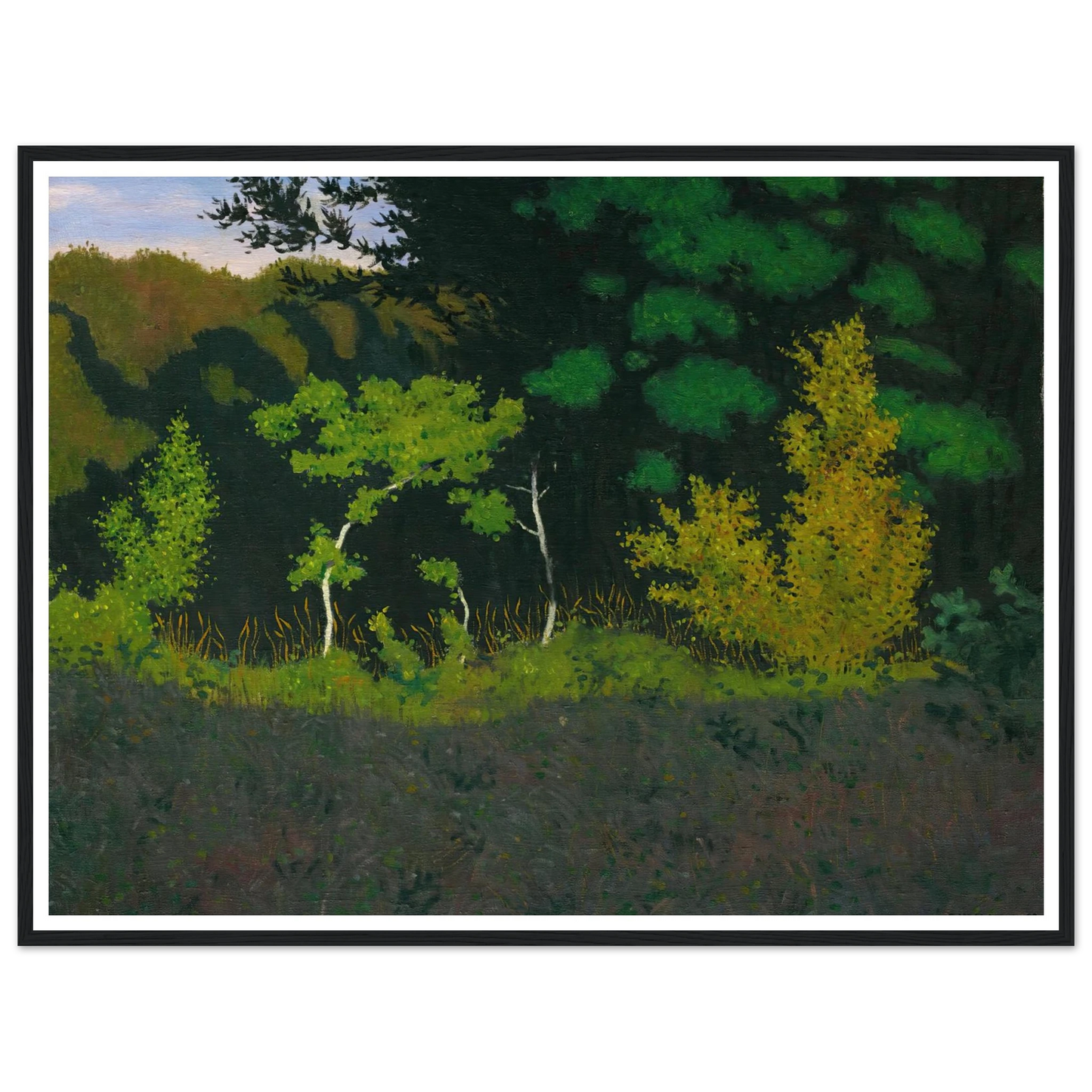 Edge Of The Wood (1920) Art Print | Felix Vallotton-Quipham Collections