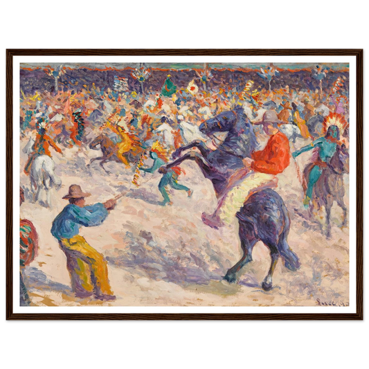 Buffalo Bill, le lasso (1906) Art Print | Maximilien Luce-Quipham Collections