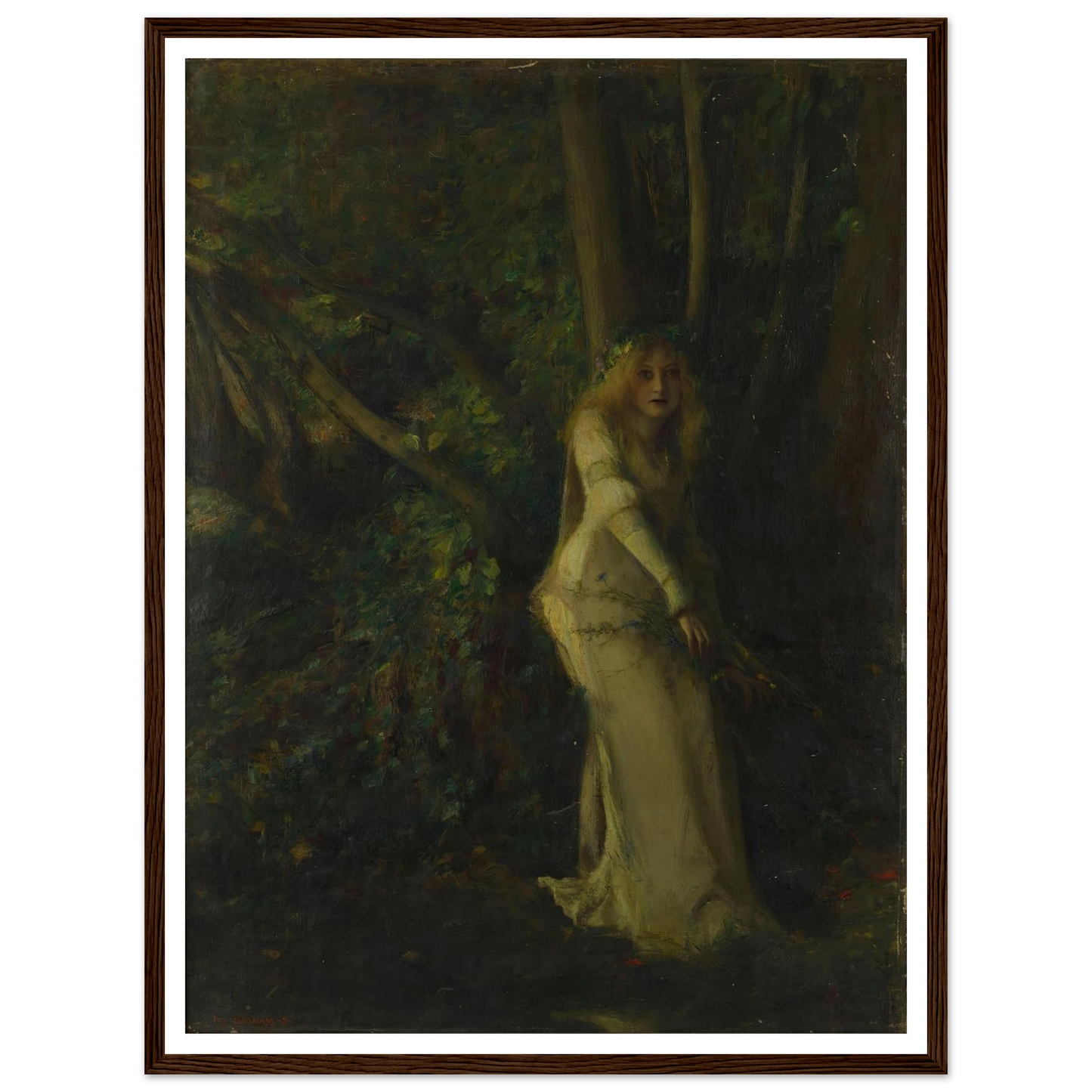 A Young Woman in the Play Art Print | Pascal Adolphe Jean Dagnan Bouveret-Quipham Collections