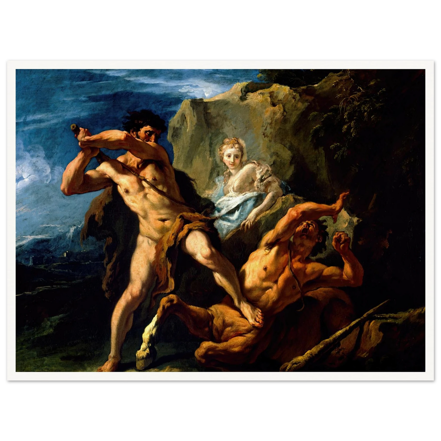 Hercules Killing the Centaur Nessus Art Print | Sebastiano Ricci-Quipham Collections