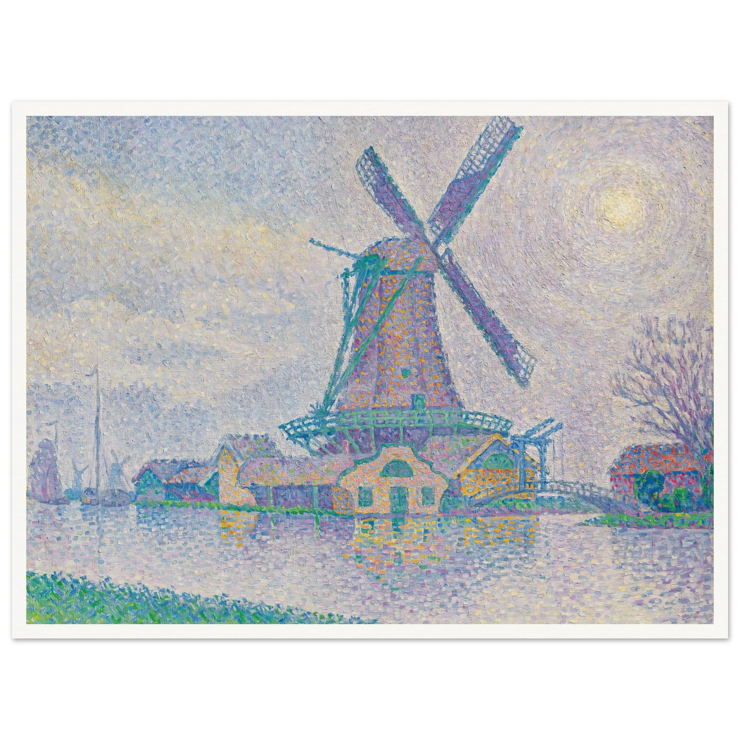 Moulin d’Edam (1896) Art Print | Paul Signac-Quipham Collections