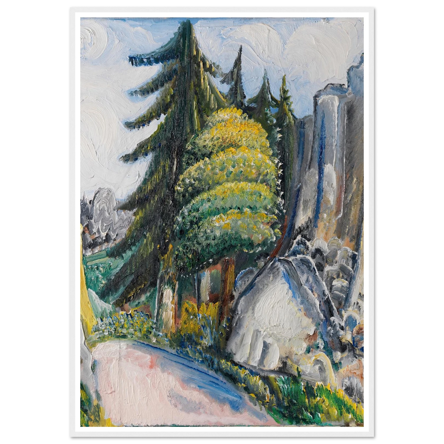 Alblandschaft (1932) Art Print | Paul Kleinschmidt-Quipham Collections