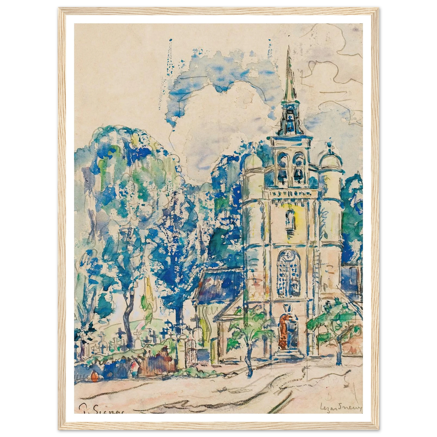 Lezardieux Art Print | Paul Signac-Quipham Collections