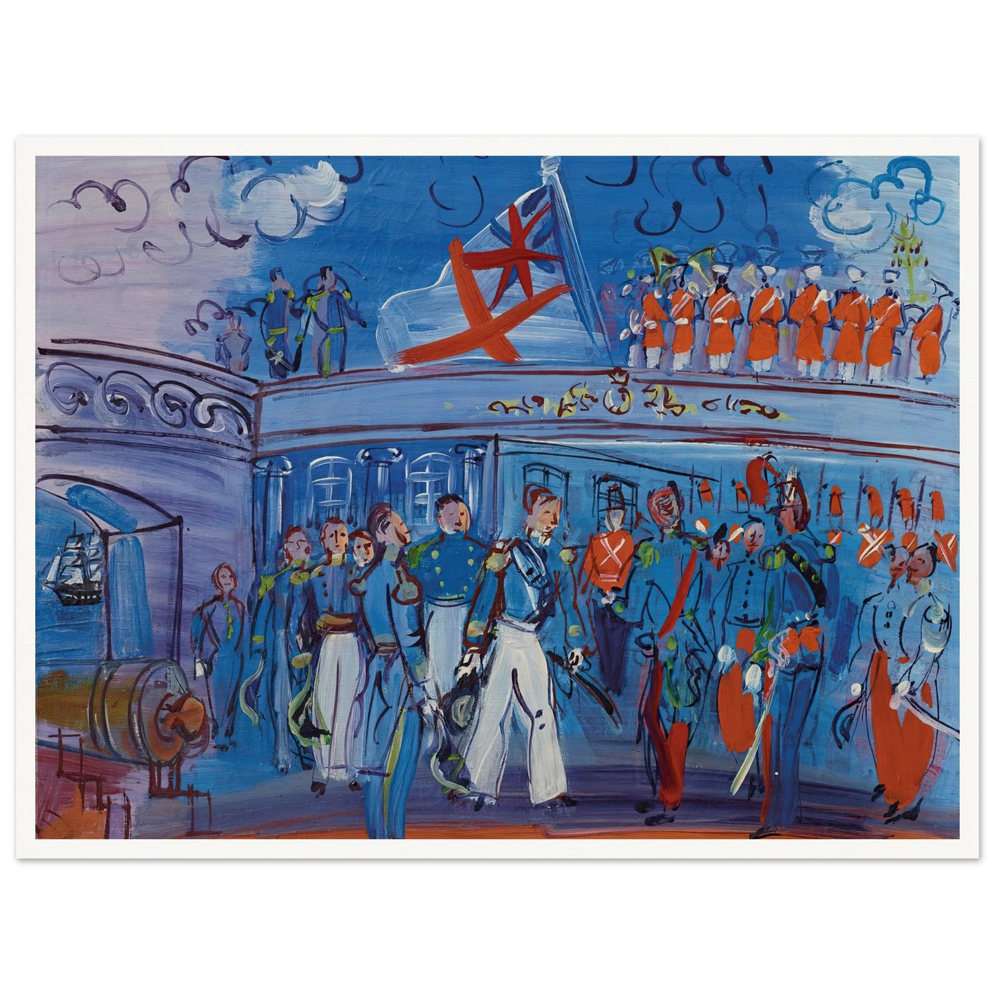D’après Constantin Guys (circa 1935) Art Print | Raoul Dufy-Quipham Collections