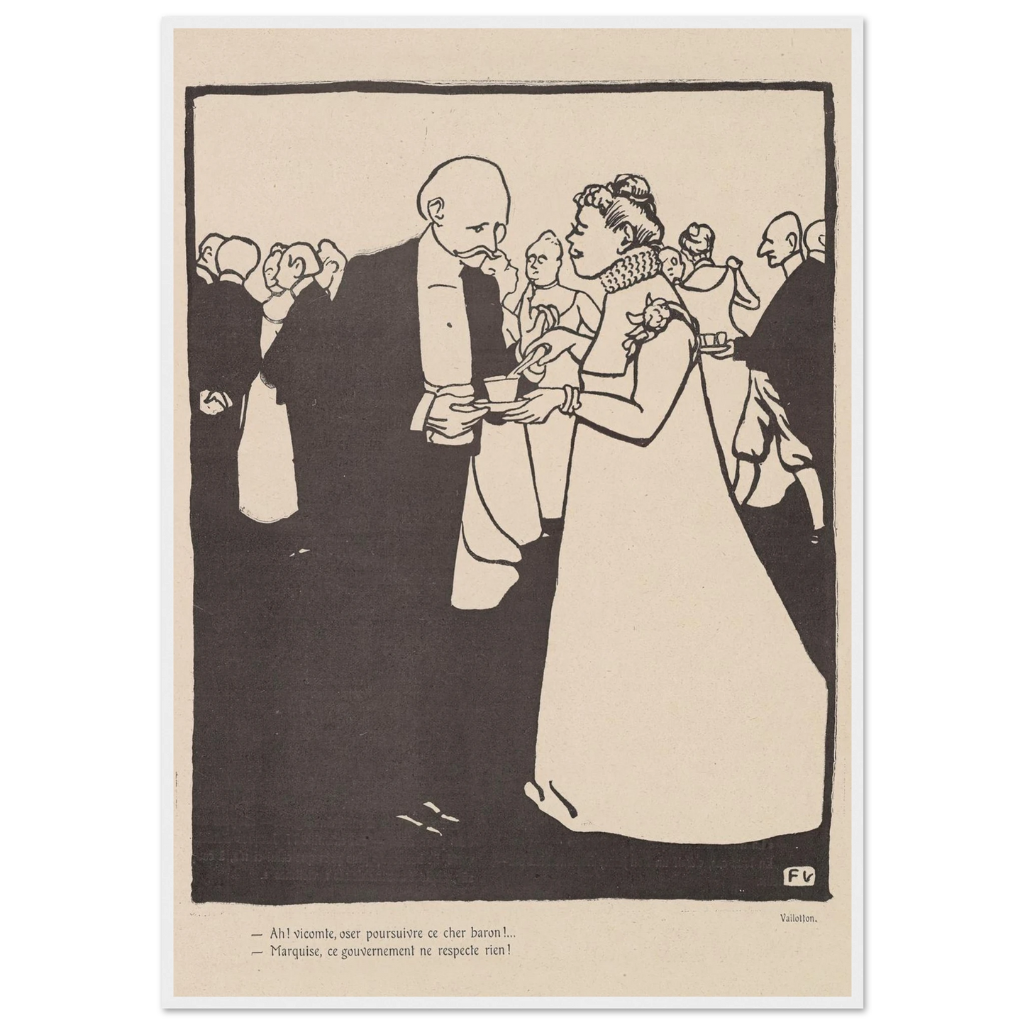 1er août 1903. Art Print | Felix Vallotton-Quipham Collections