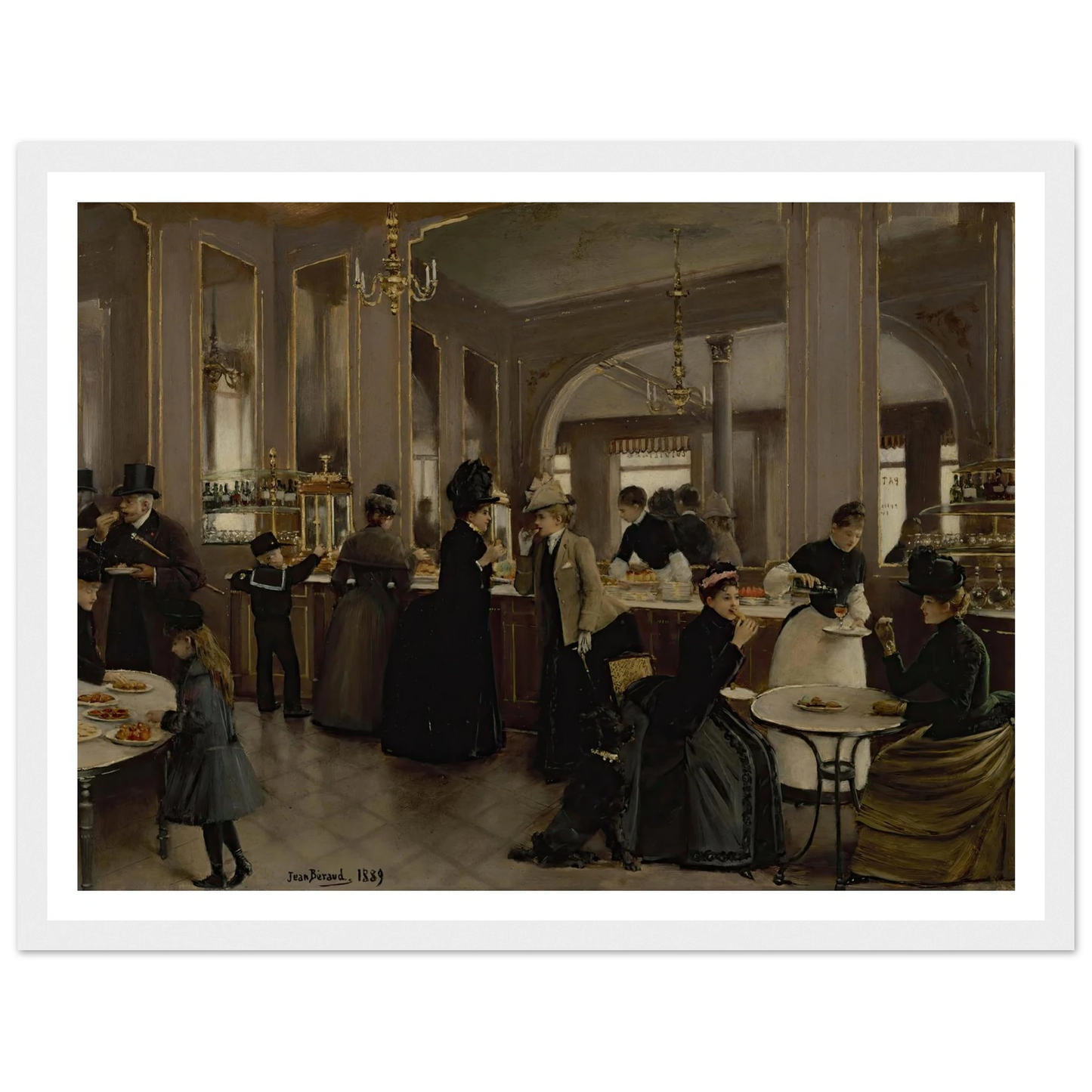 La pâtisserie Gloppe (1889) Art Print | Jean Beraud-Quipham Collections