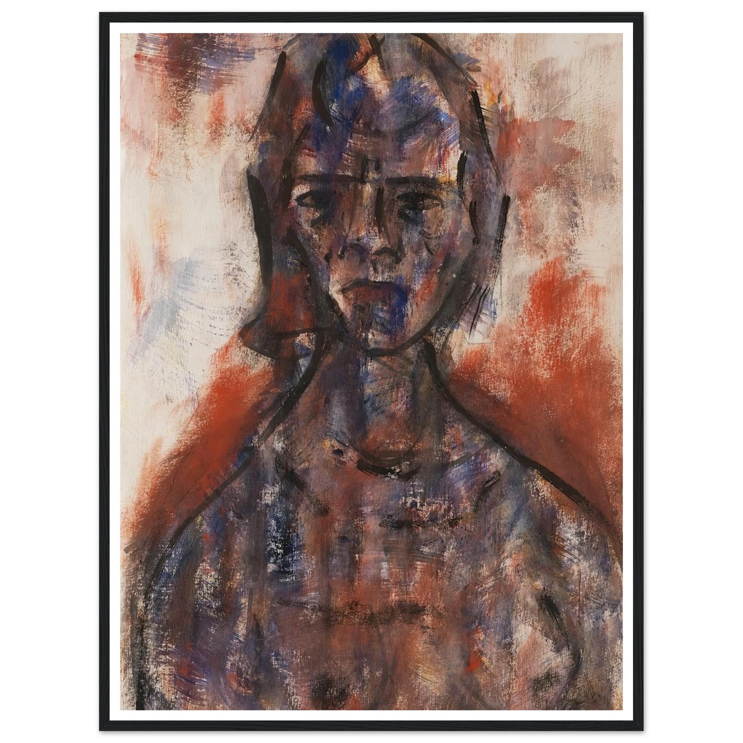 Aktstudie (1920) Art Print | Christian Rohlfs-Quipham Collections
