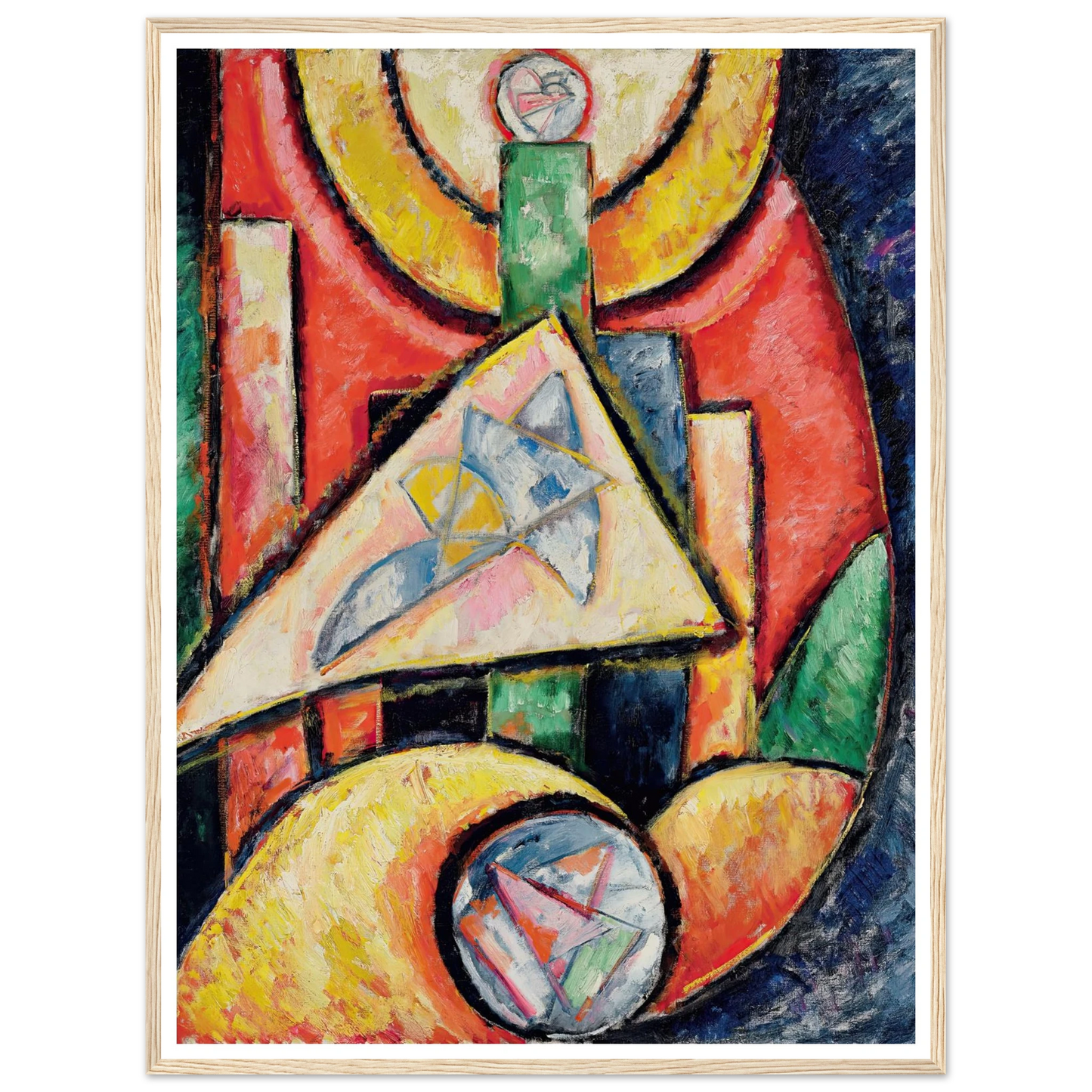 Abstraction (1912-13) Art Print | Marsden Hartley-Quipham Collections