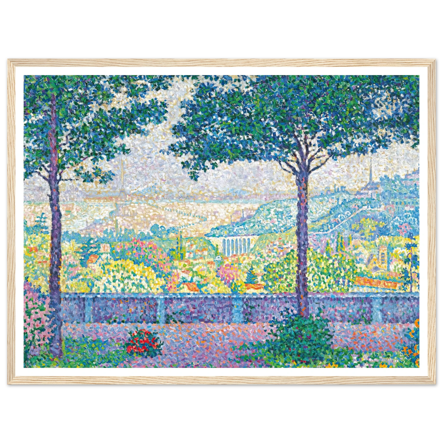 Terrasse De Meudon (1899) Art Print | Paul Signac-Quipham Collections