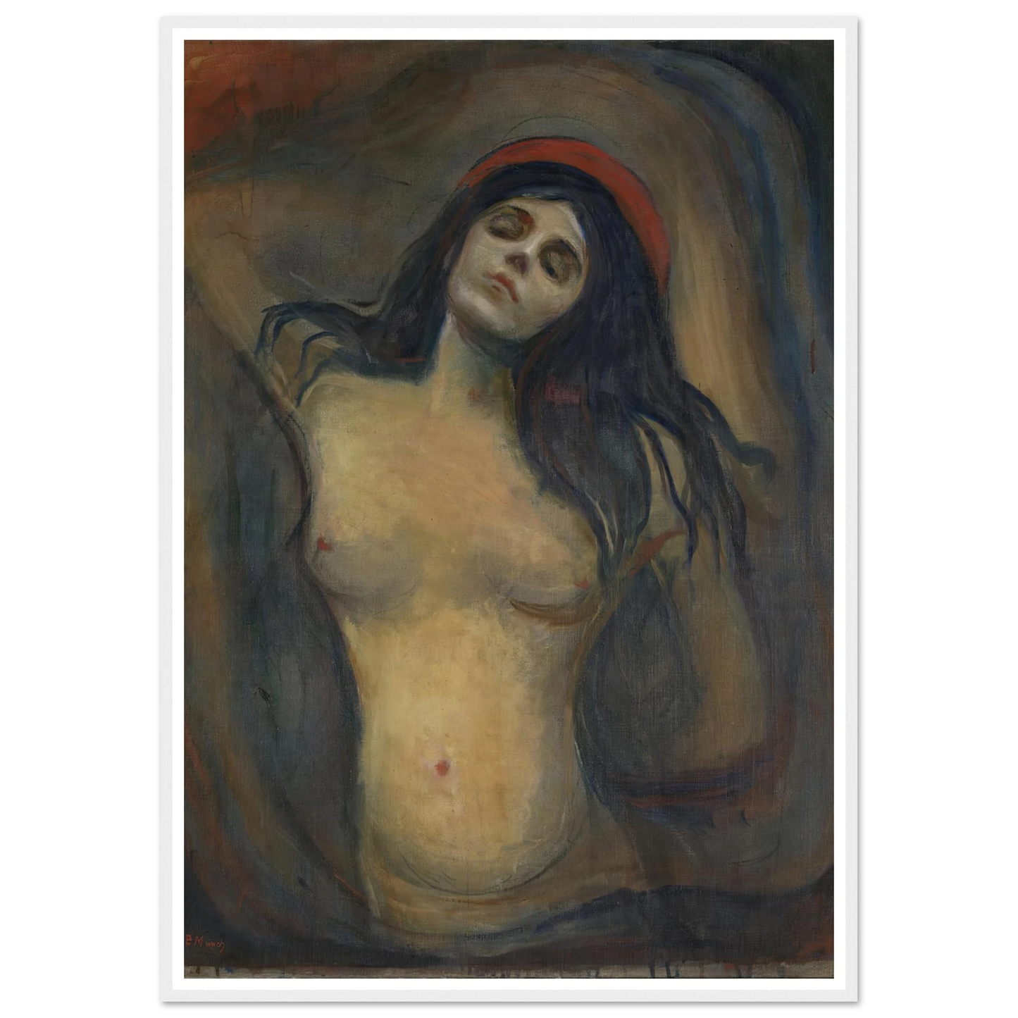 Madonna (1894) Art Print | Edvard Munch-Quipham Collections