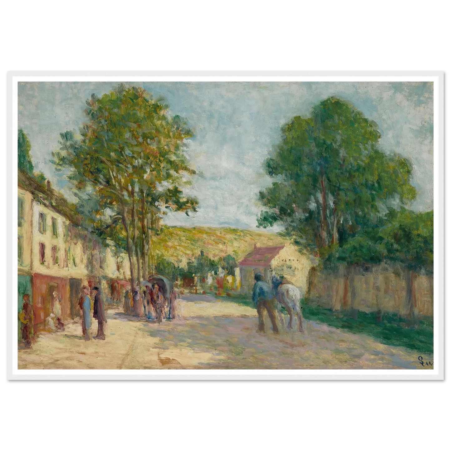 Environs de Paris Art Print | Maximilien Luce-Quipham Collections