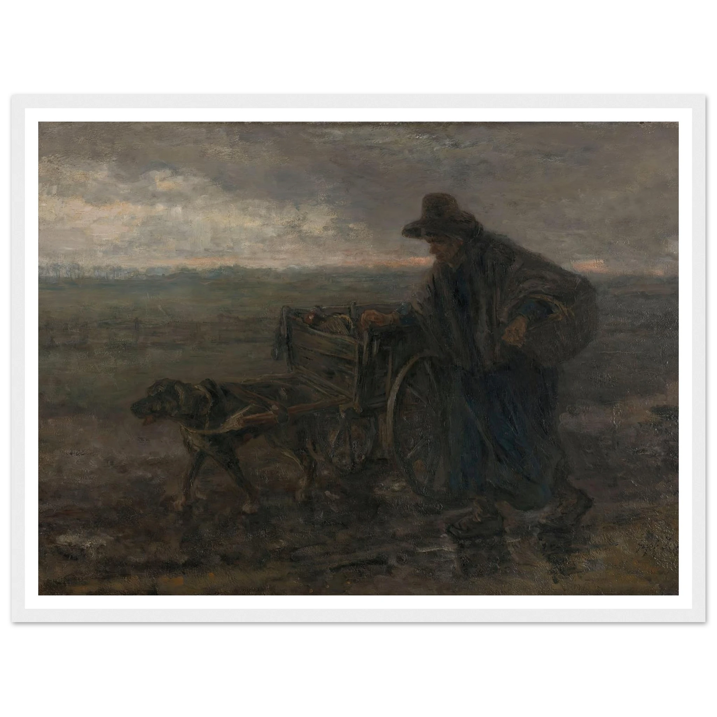On Country Roads and Fields (1892) Art Print | Jozef Israels-Quipham Collections