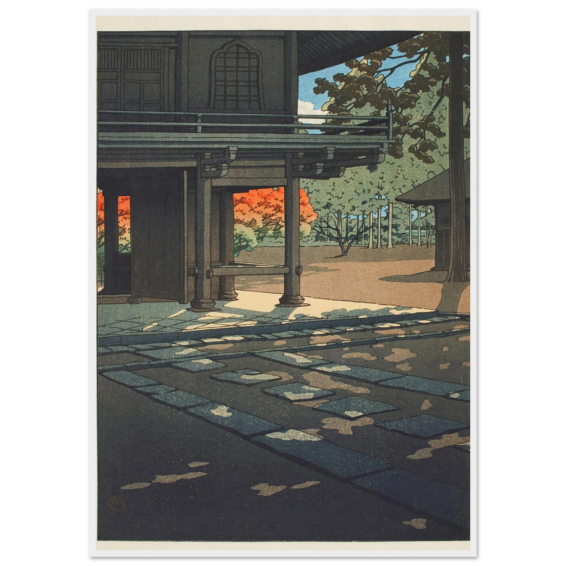 Nobidome Heirin-ji Temple (1952) Art Print | Kawase Hasui-Quipham Collections