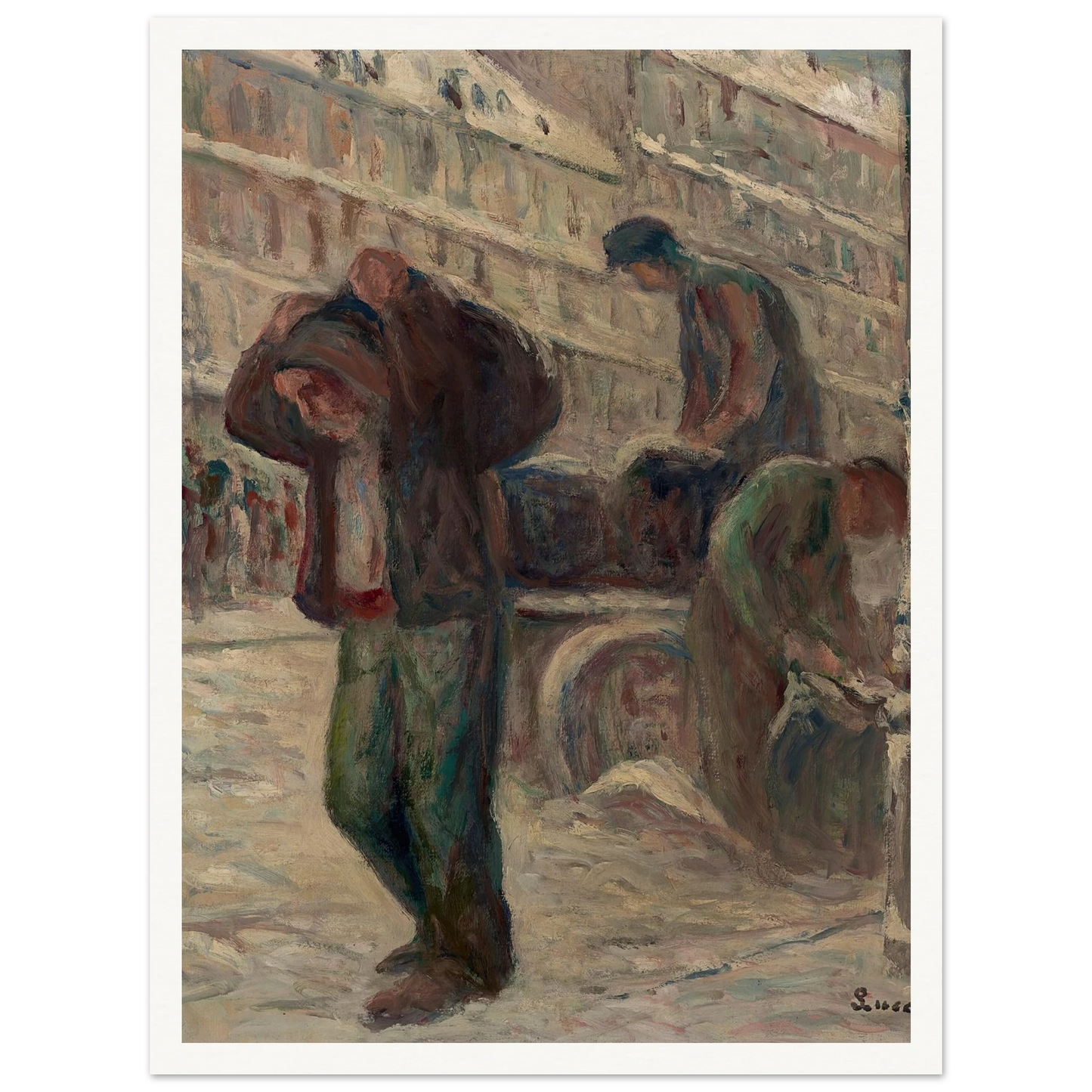 Le Bougnat (1937) Art Print | Maximilien Luce-Quipham Collections