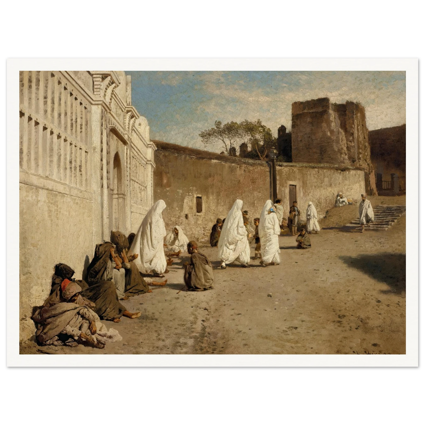 Entrance into the Alhambra, Spain Art Print | Hermann Ottomar Herzog-Quipham Collections