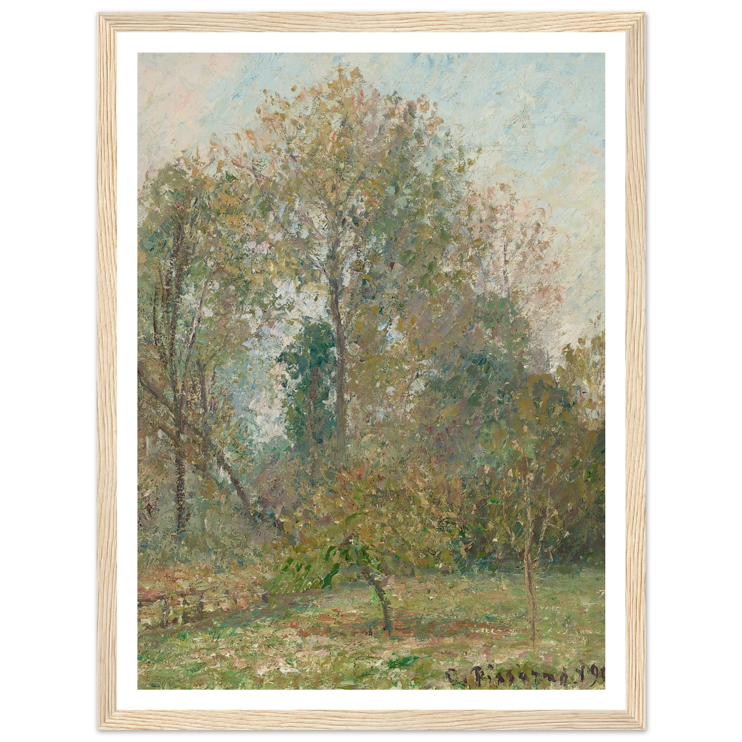 Gelée blanche à Eragny (1902) Art Print | Camille Pissarro-Quipham Collections