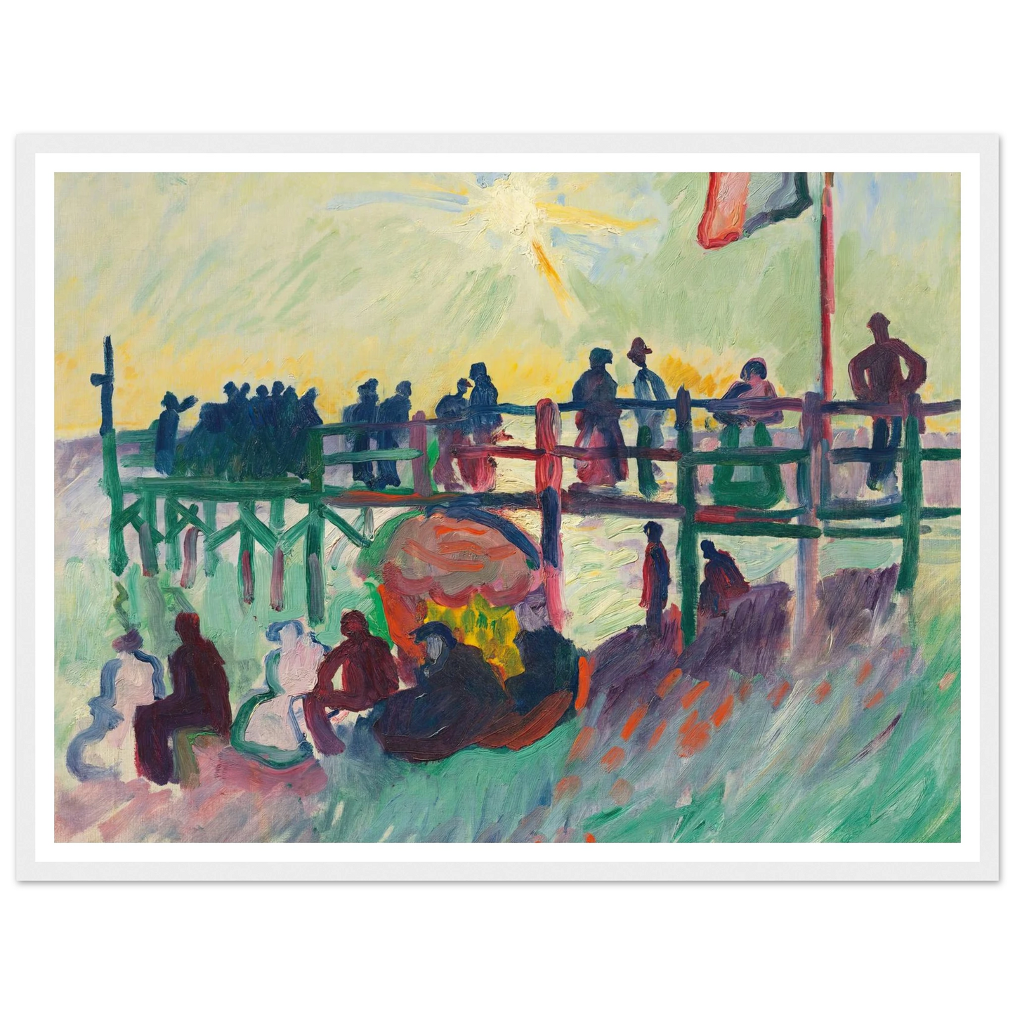 L’estacade au Havre (1905-1906) Art Print | Raoul Dufy-Quipham Collections
