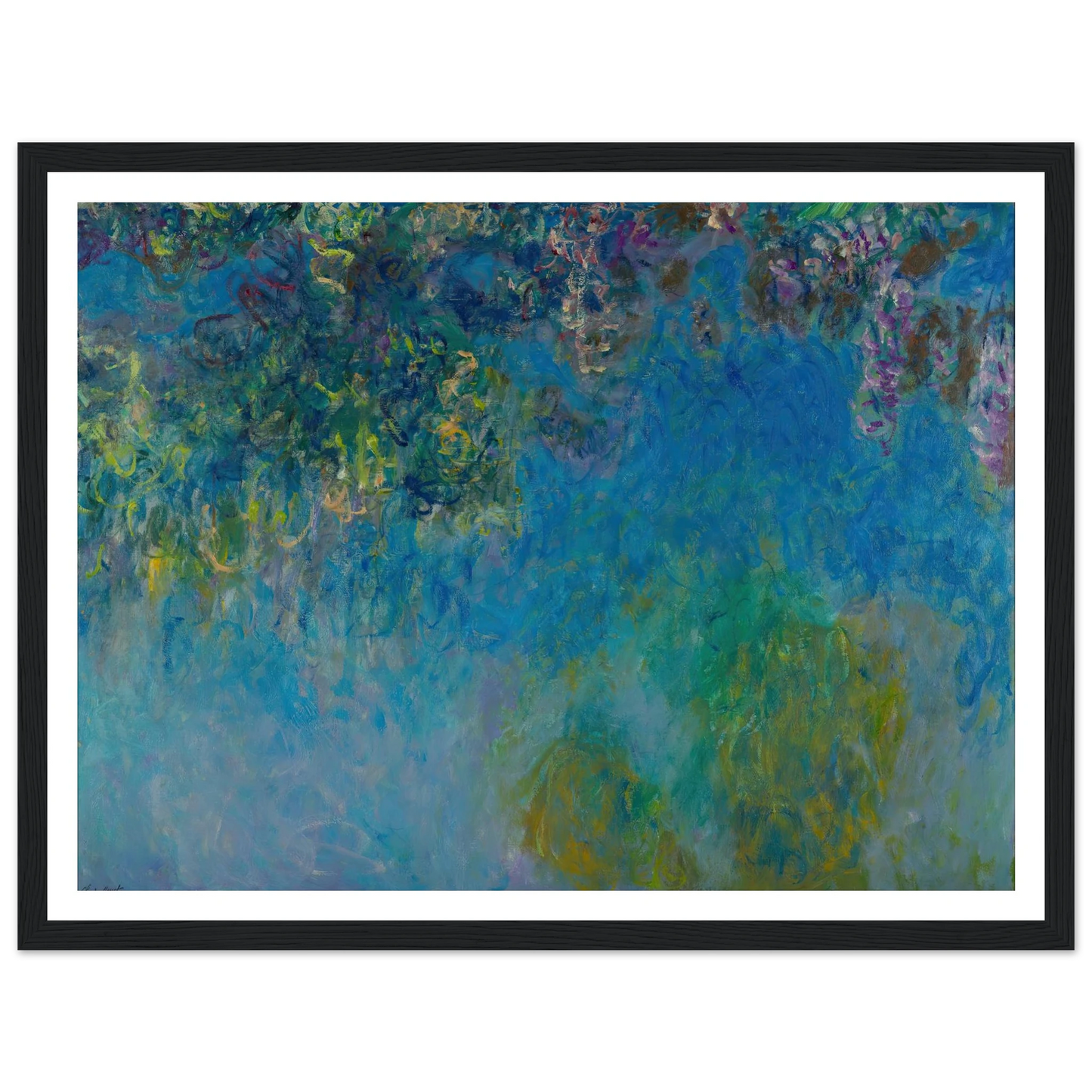 Wisteria (circa 1925) Art Print | Claude Monet-Quipham Collections