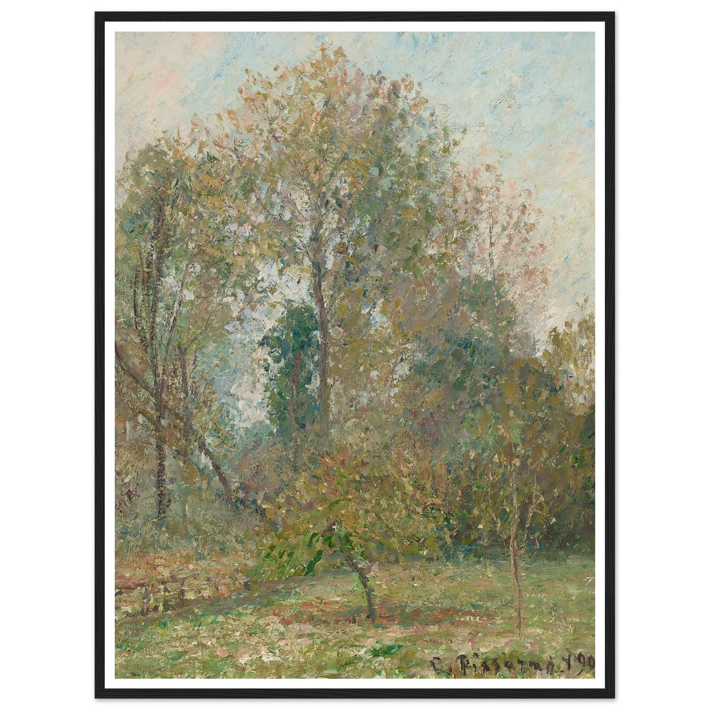 Gelée blanche à Eragny (1902) Art Print | Camille Pissarro-Quipham Collections
