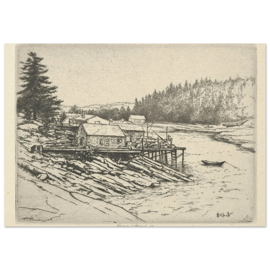 Carrying Place (1923) Art Print | Ernest Haskell-Quipham Collections