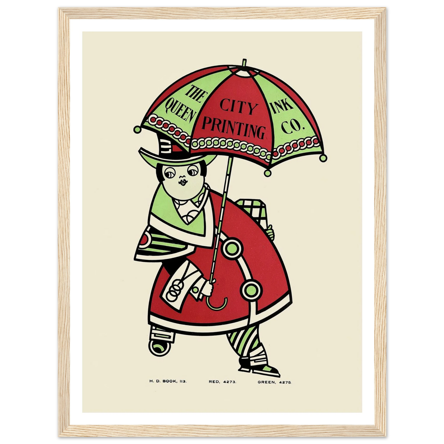 Queen City Ink, Ad. 16 (1890-1913) Art Print | Augustus Jansson-Quipham Collections