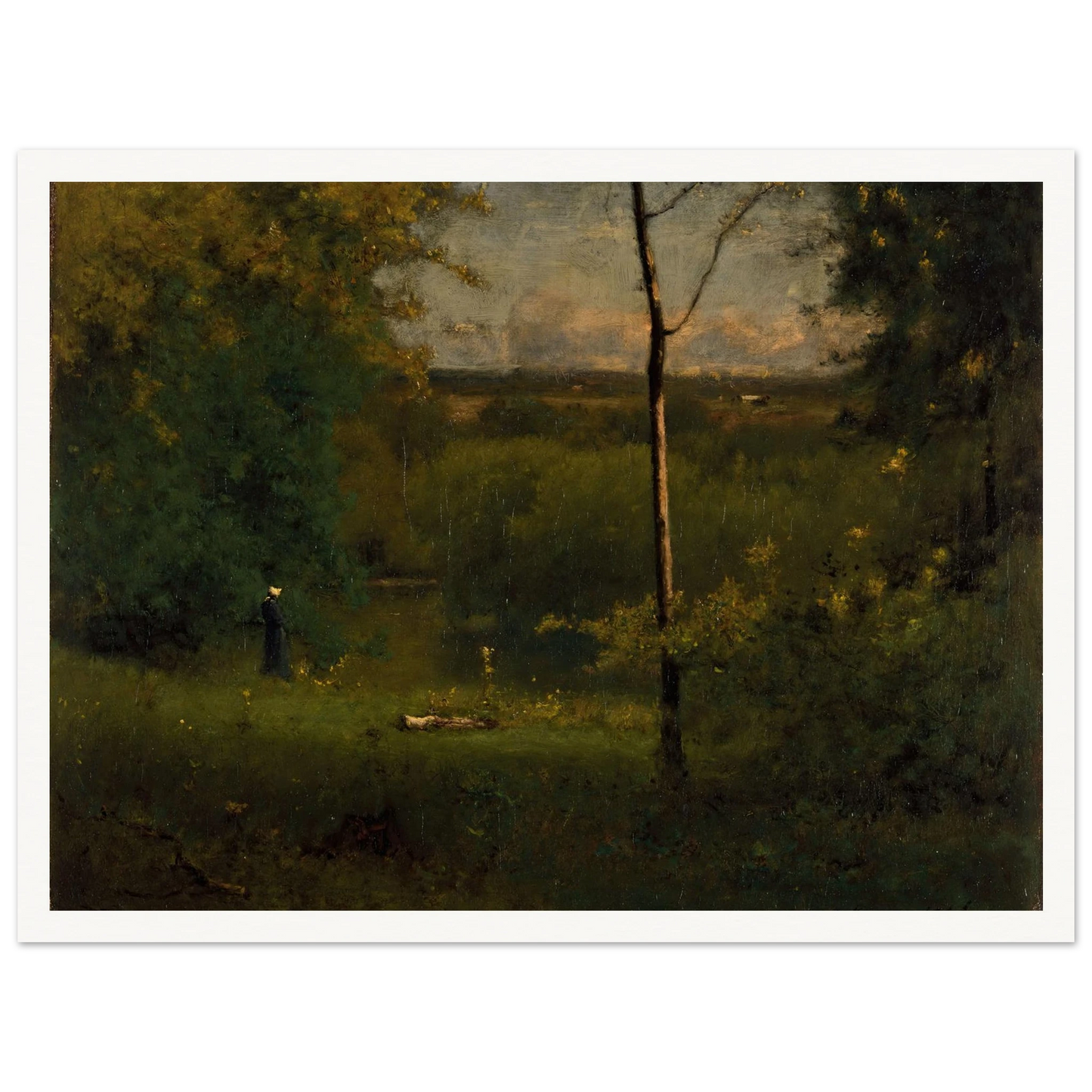 Looking over the River (1886) Art Print | George Inness-Quipham Collections