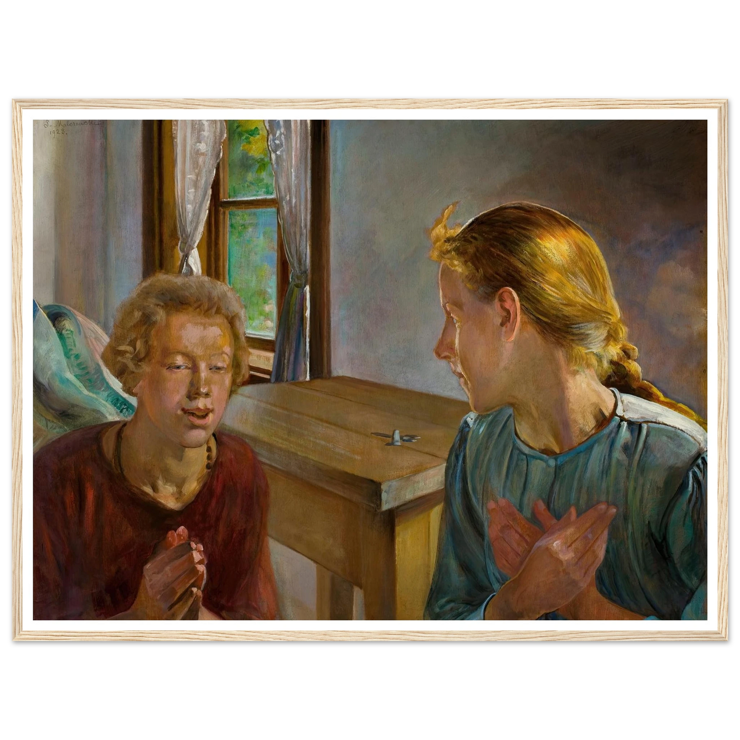 Annunciation (1923) Art Print | Jacek Malczewski-Quipham Collections