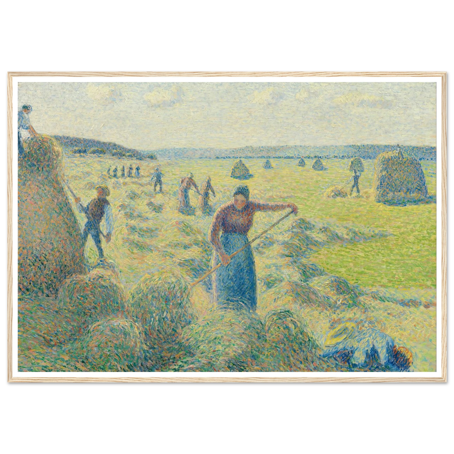 La Récolte des Foins, Éragny Art Print | Camille Pissarro-Quipham Collections