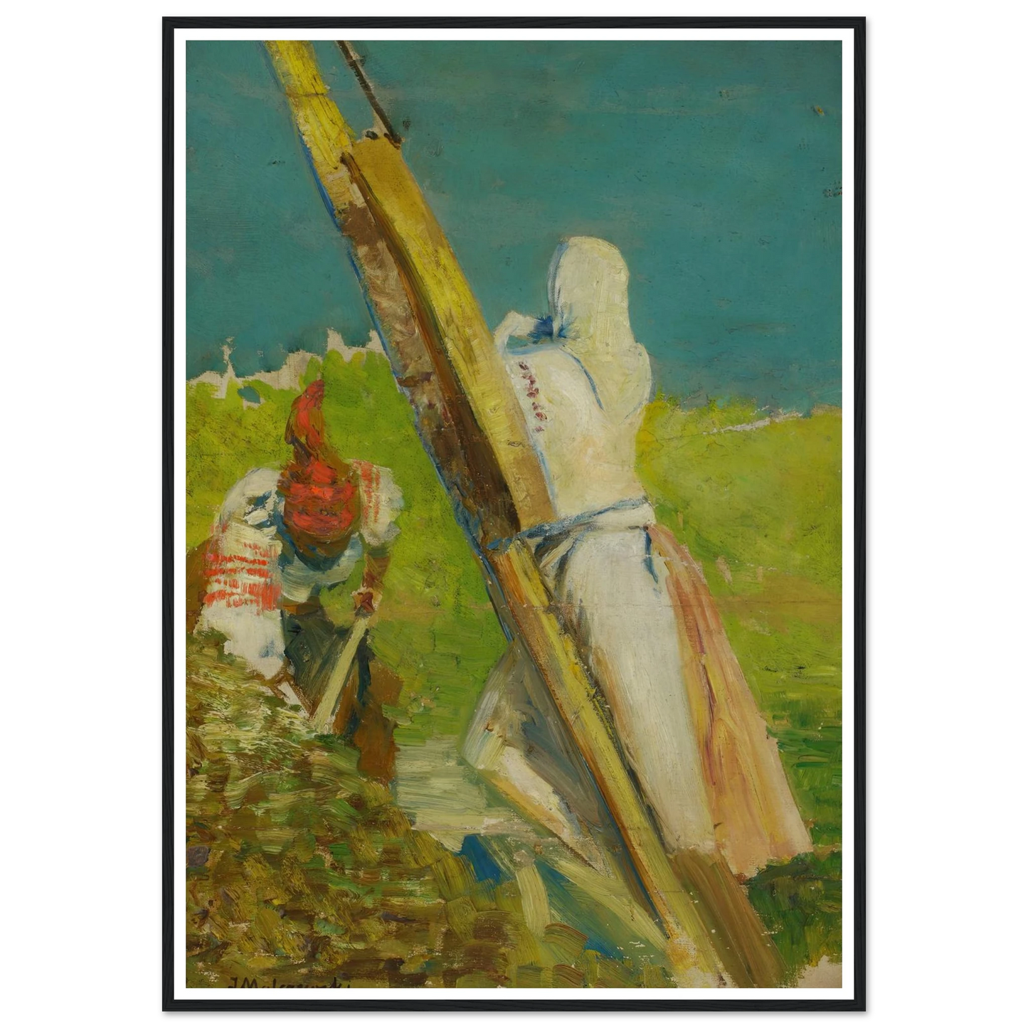 At the shadoof Art Print | Jacek Malczewski-Quipham Collections