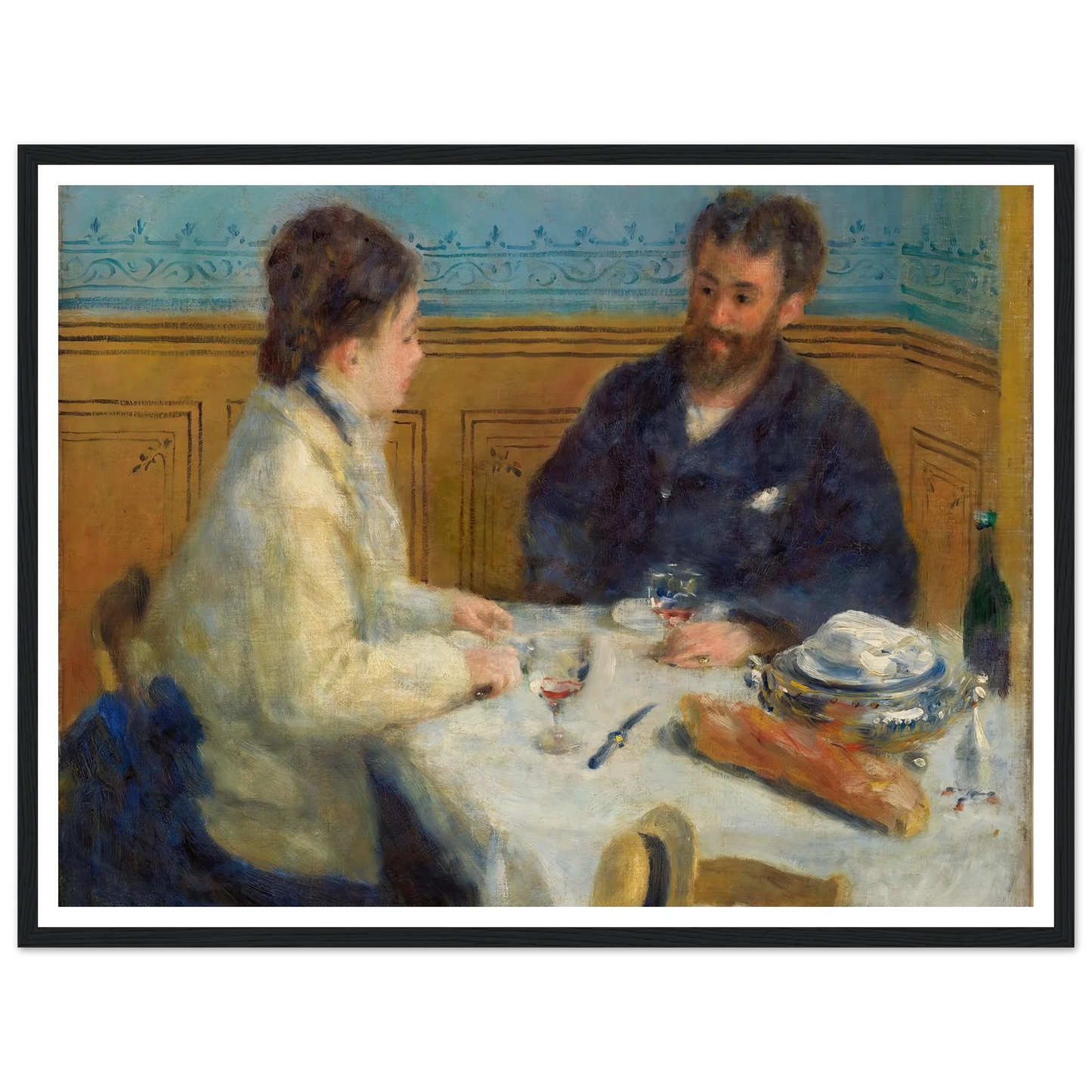 Luncheon (Le Déjeuner) (1875) Art Print | Pierre Auguste Renoir-Quipham Collections