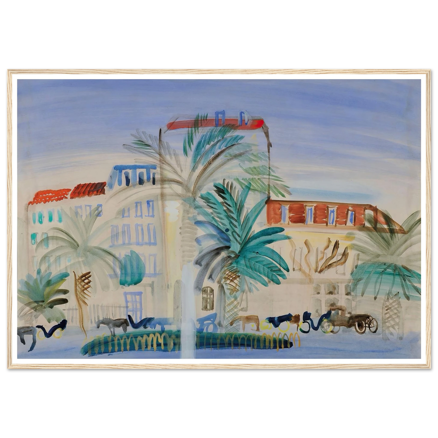 Hôtel à Cannes (1925) Art Print | Raoul Dufy-Quipham Collections