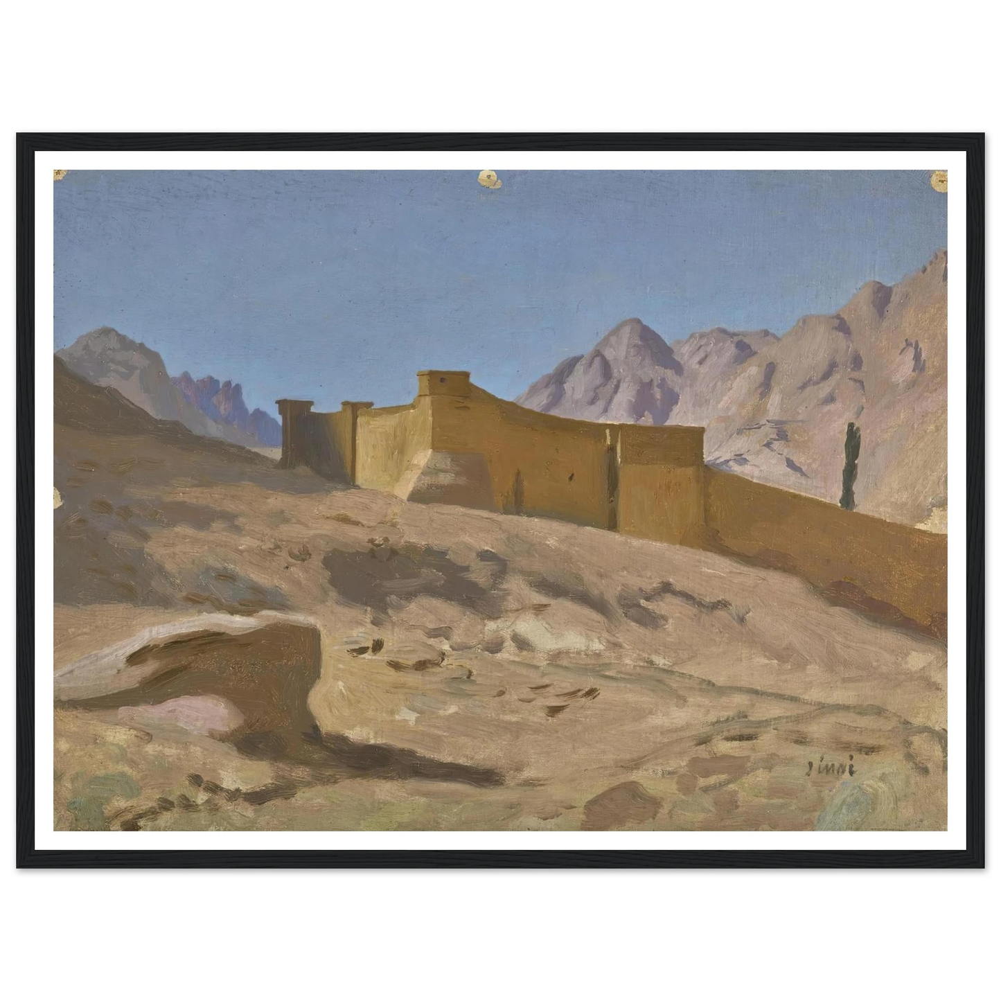 Le monastère de Sainte-Catherine Art Print | Jean Leon Gerome-Quipham Collections