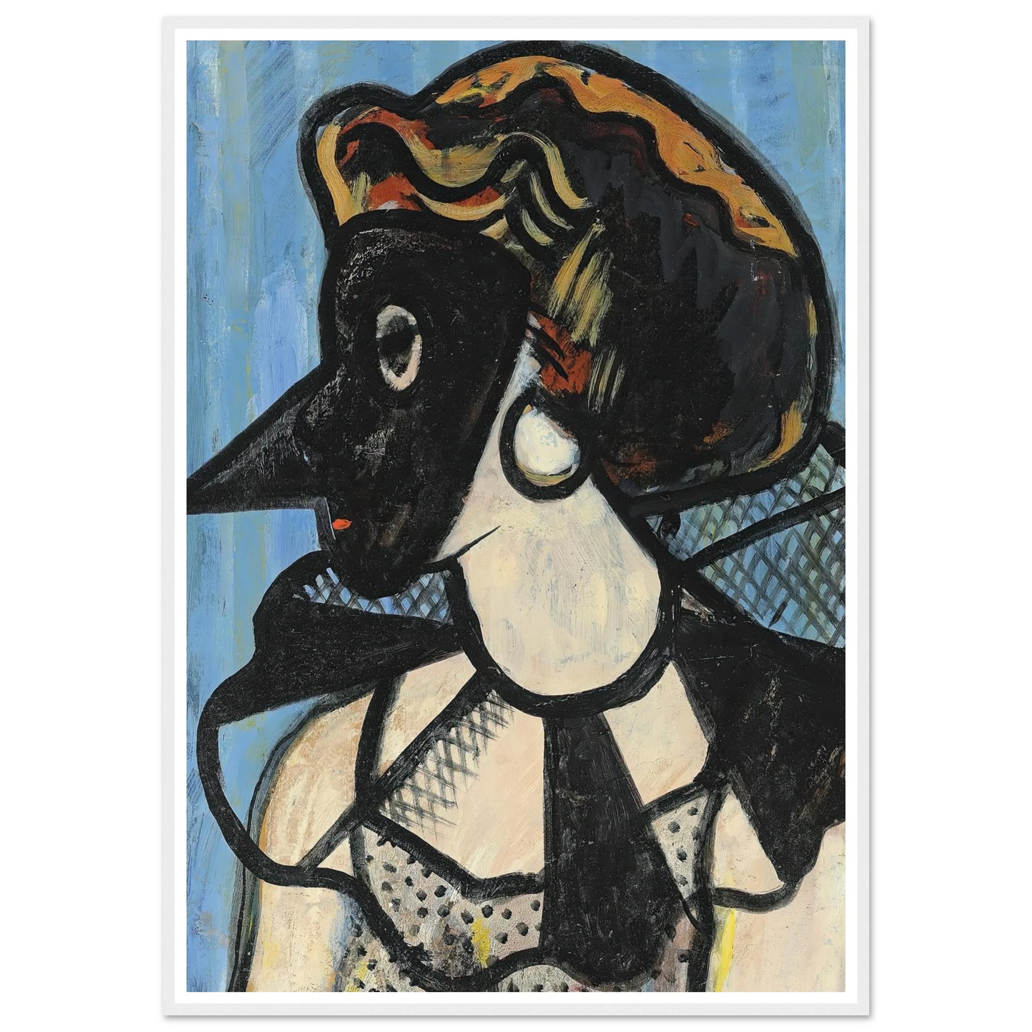 Femme au masque (circa 1938-1939) Art Print | Francis Picabia-Quipham Collections