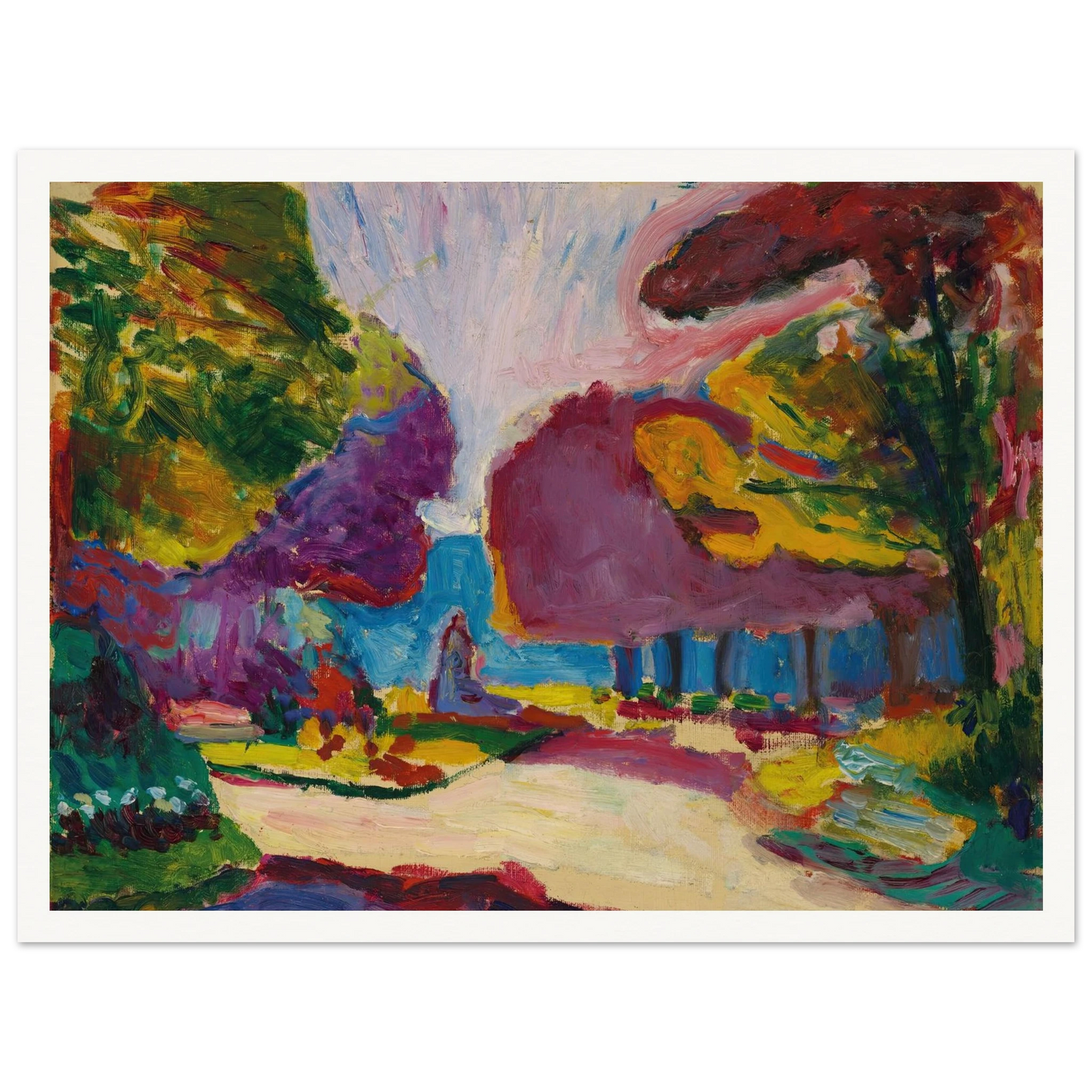 Jardin du Luxembourg, Paris (1902) Art Print | Henri Matisse-Quipham Collections