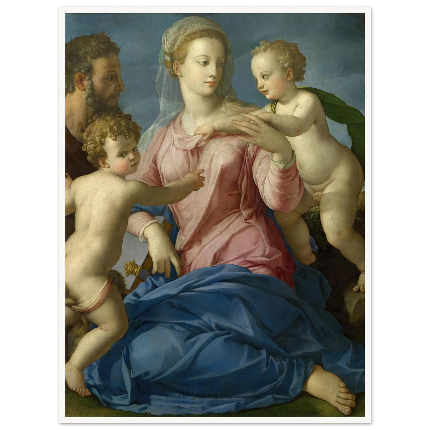 The Holy Family with the Infant Saint John the Baptist (1540s) Art Print | Agnolo Bronzino-Quipham Collections