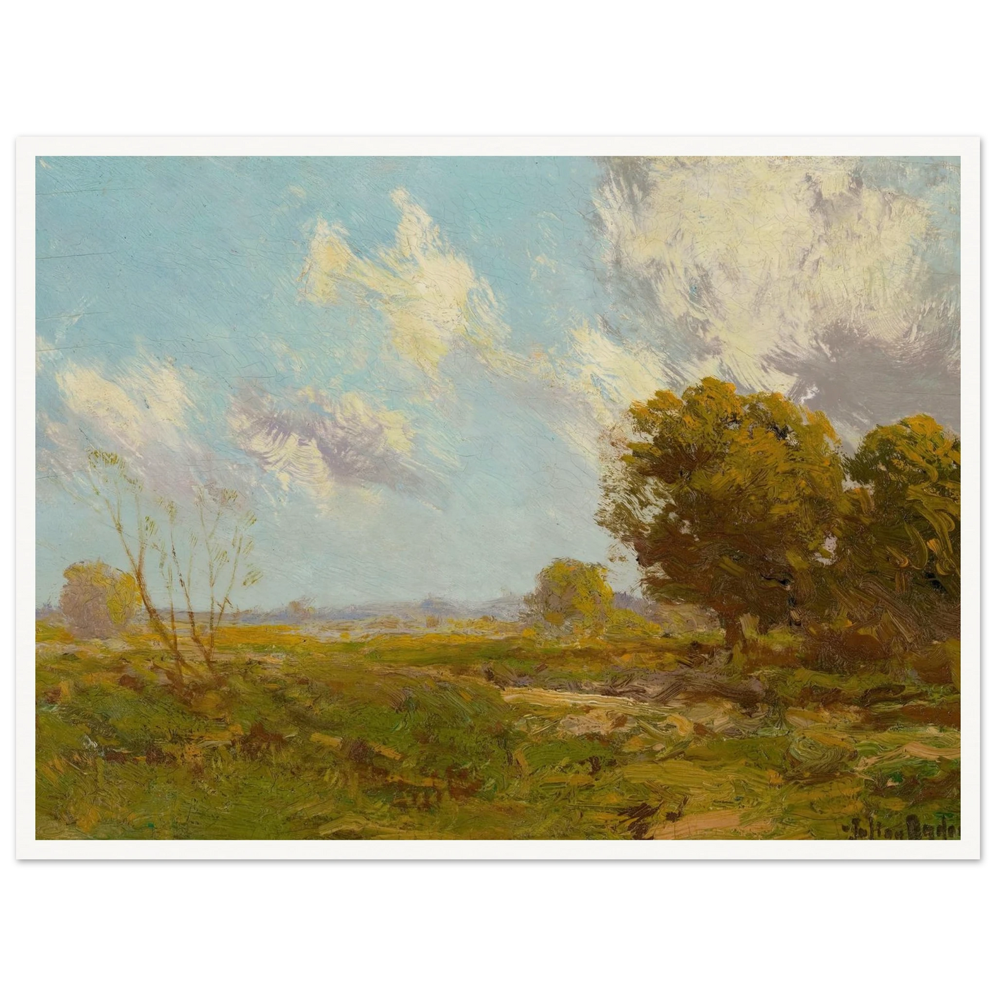 Late Afternoon (1909) Art Print | Julian Onderdonk-Quipham Collections