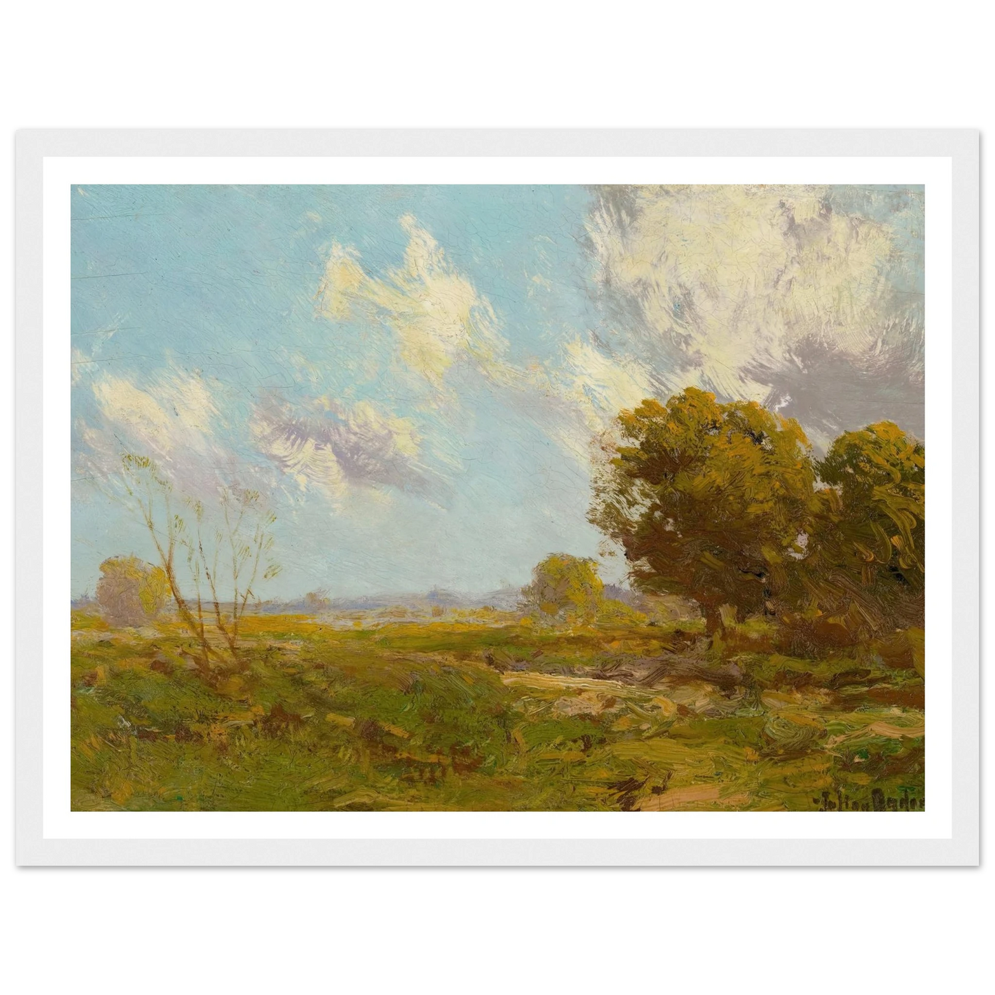 Late Afternoon (1909) Art Print | Julian Onderdonk-Quipham Collections