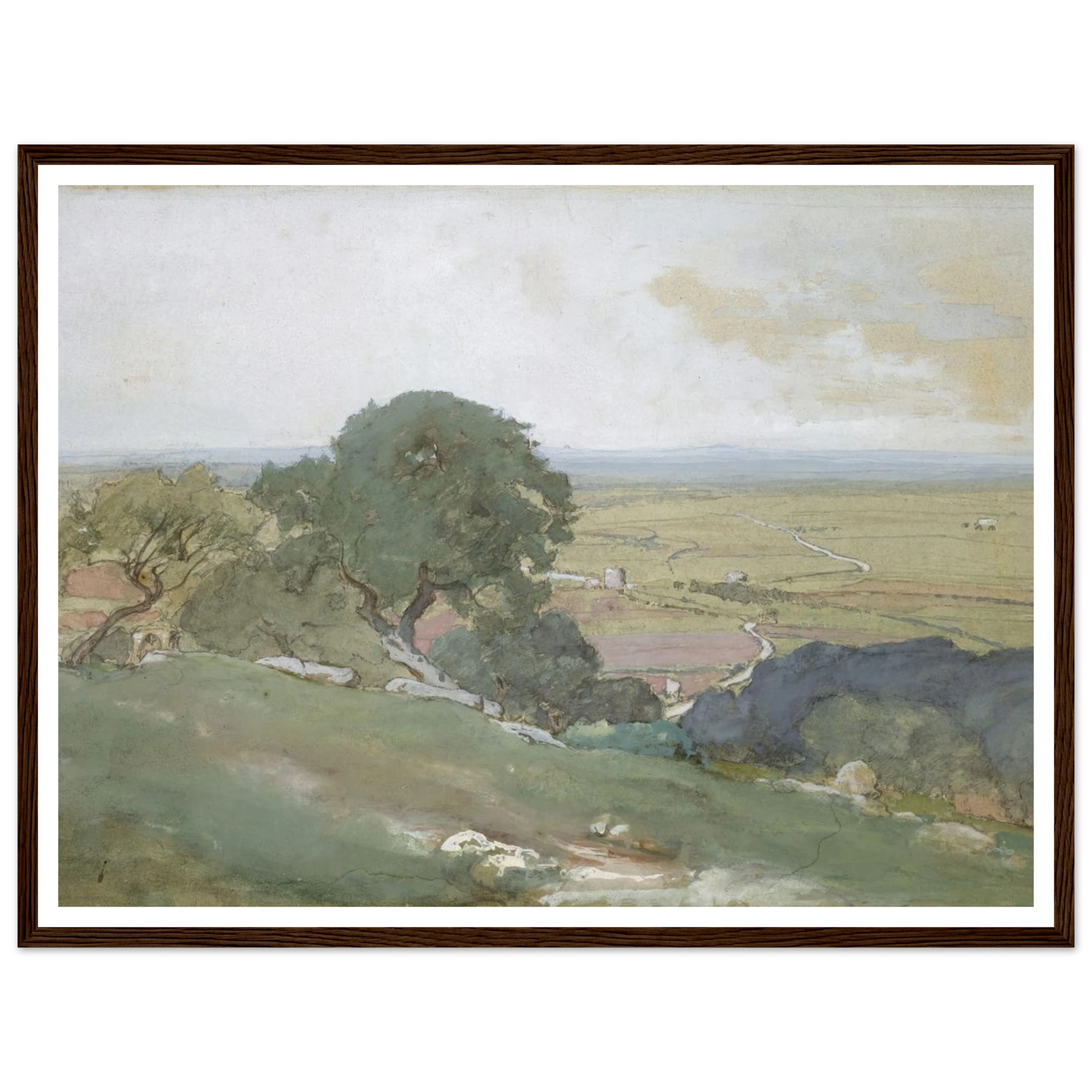 Olive Trees at Tivoli (1873) Art Print | George Inness-Quipham Collections