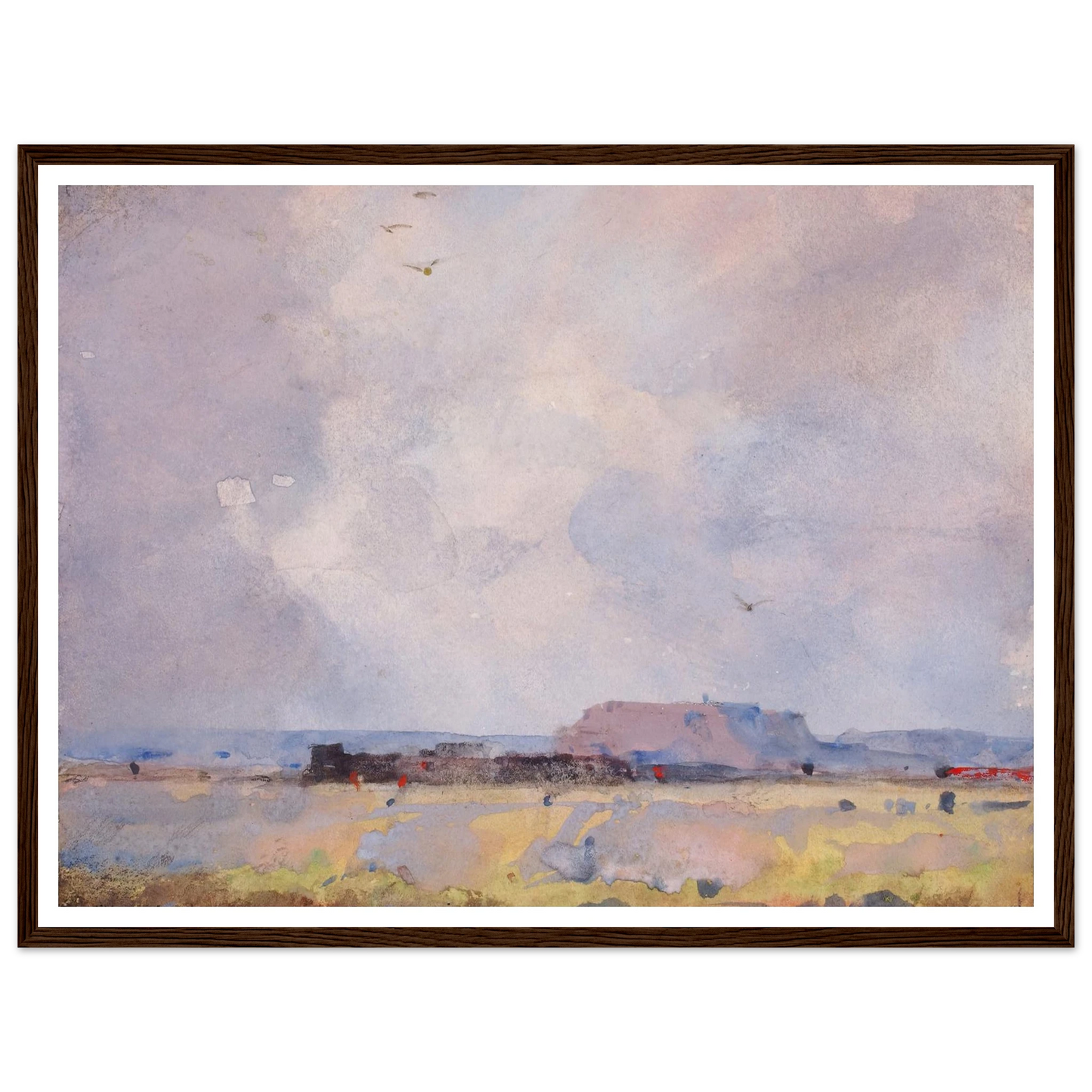 In The Plateau Country, With An Inhabited Pueblo (1929) Art Print | William Henry Holmes-Quipham Collections
